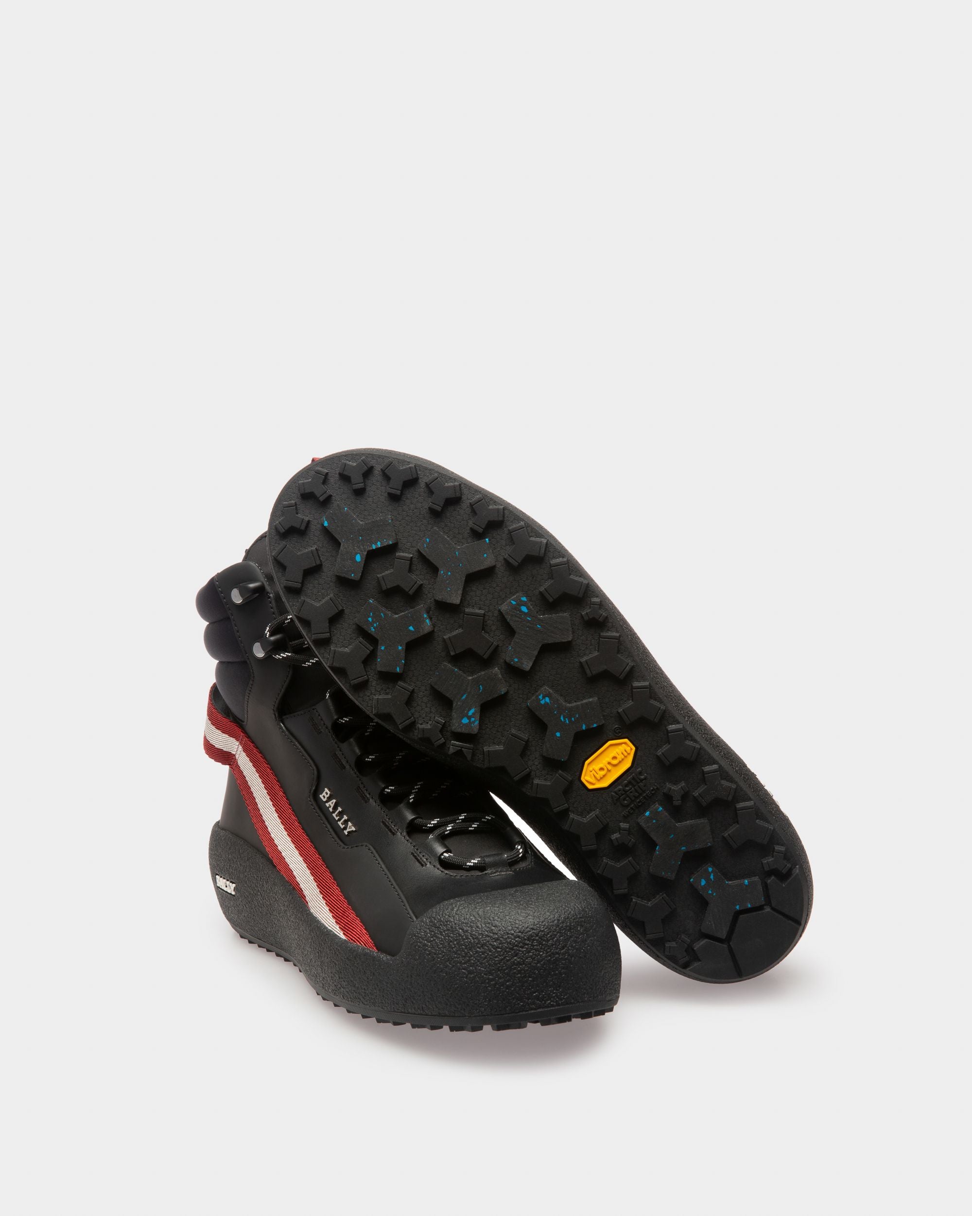 Clyde Bottes De Neige En Cuir Noir - Homme - Bally - 05