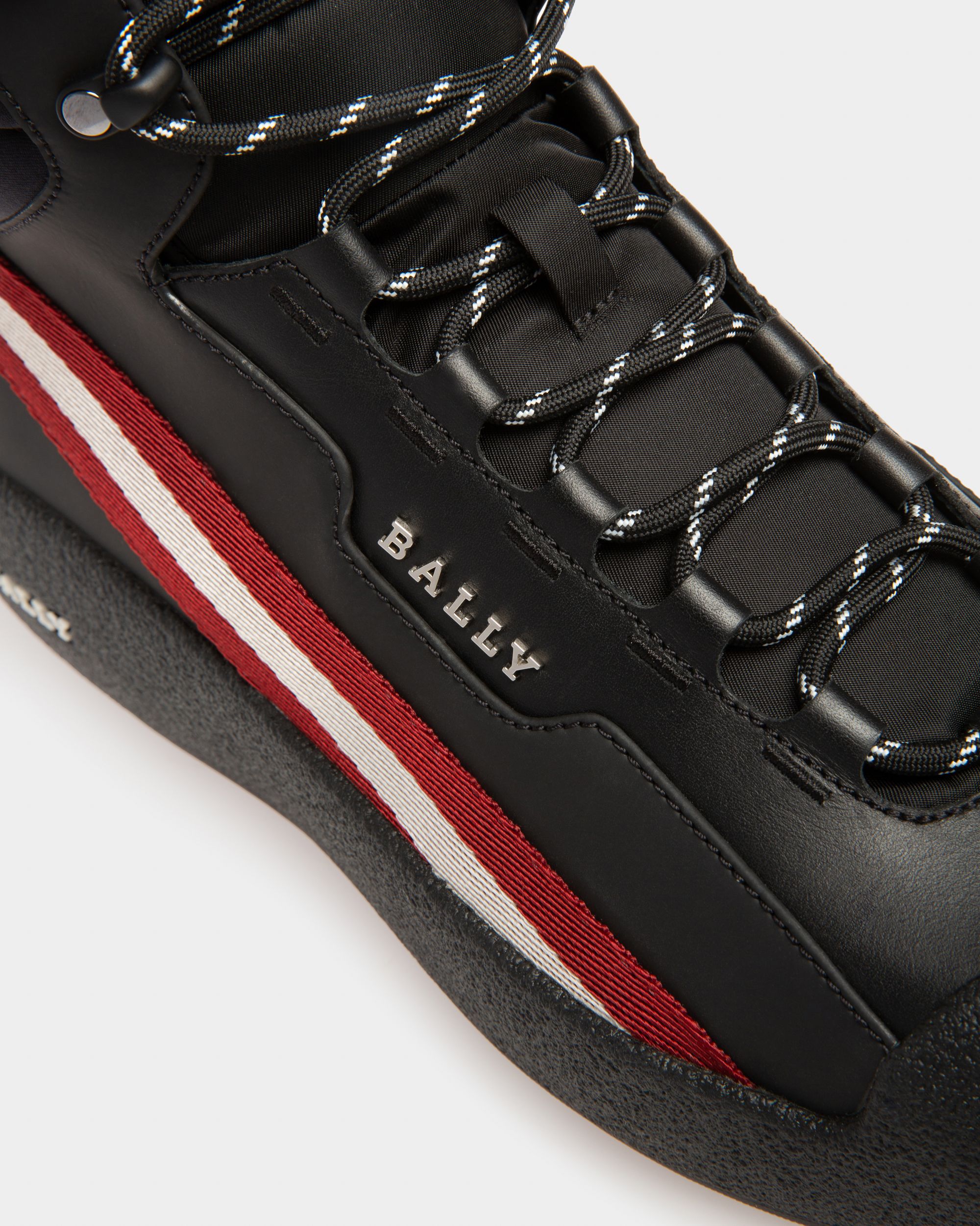 Clyde Bottes De Neige En Cuir Noir - Homme - Bally - 06