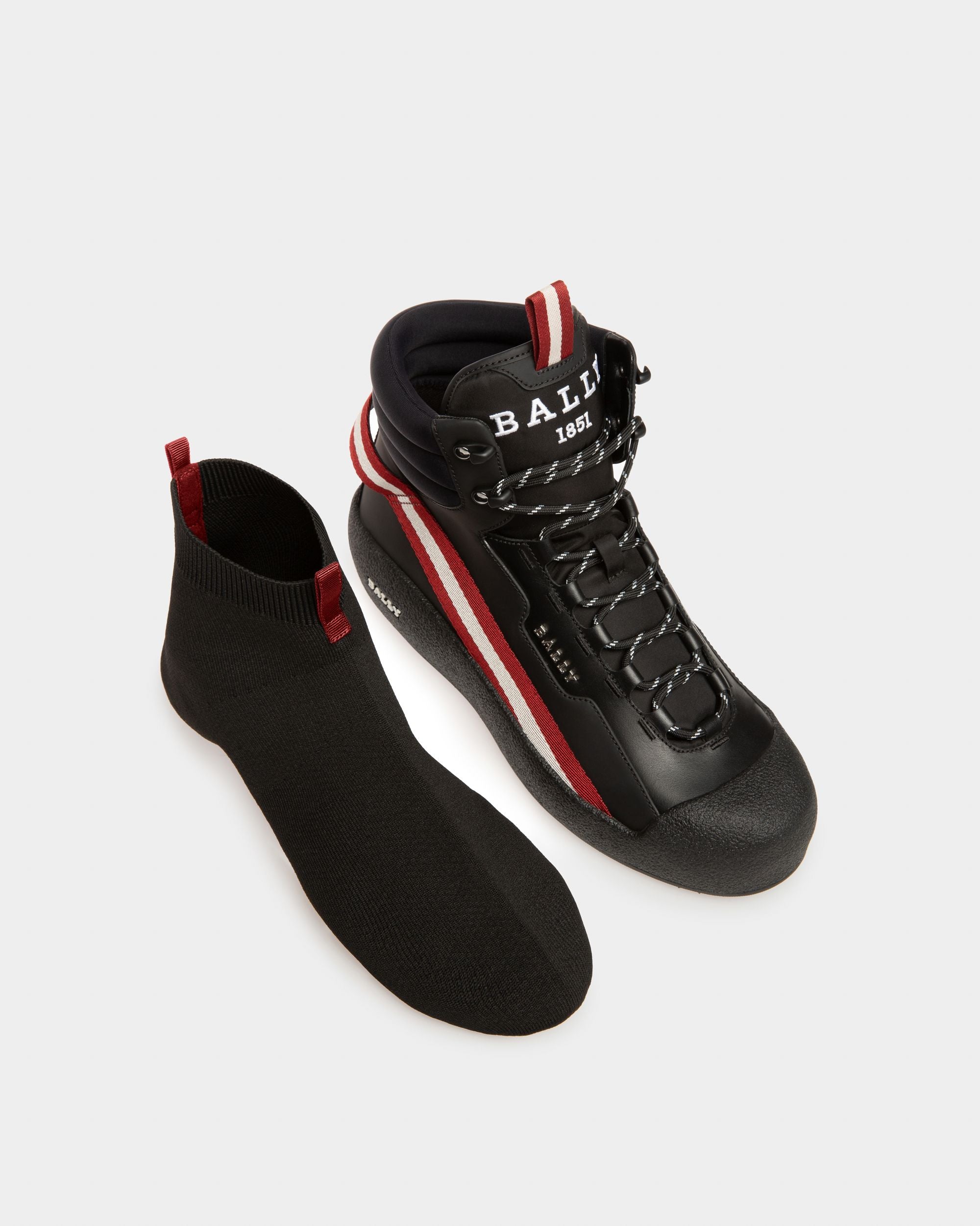 Clyde Bottes De Neige En Cuir Noir - Homme - Bally - 07
