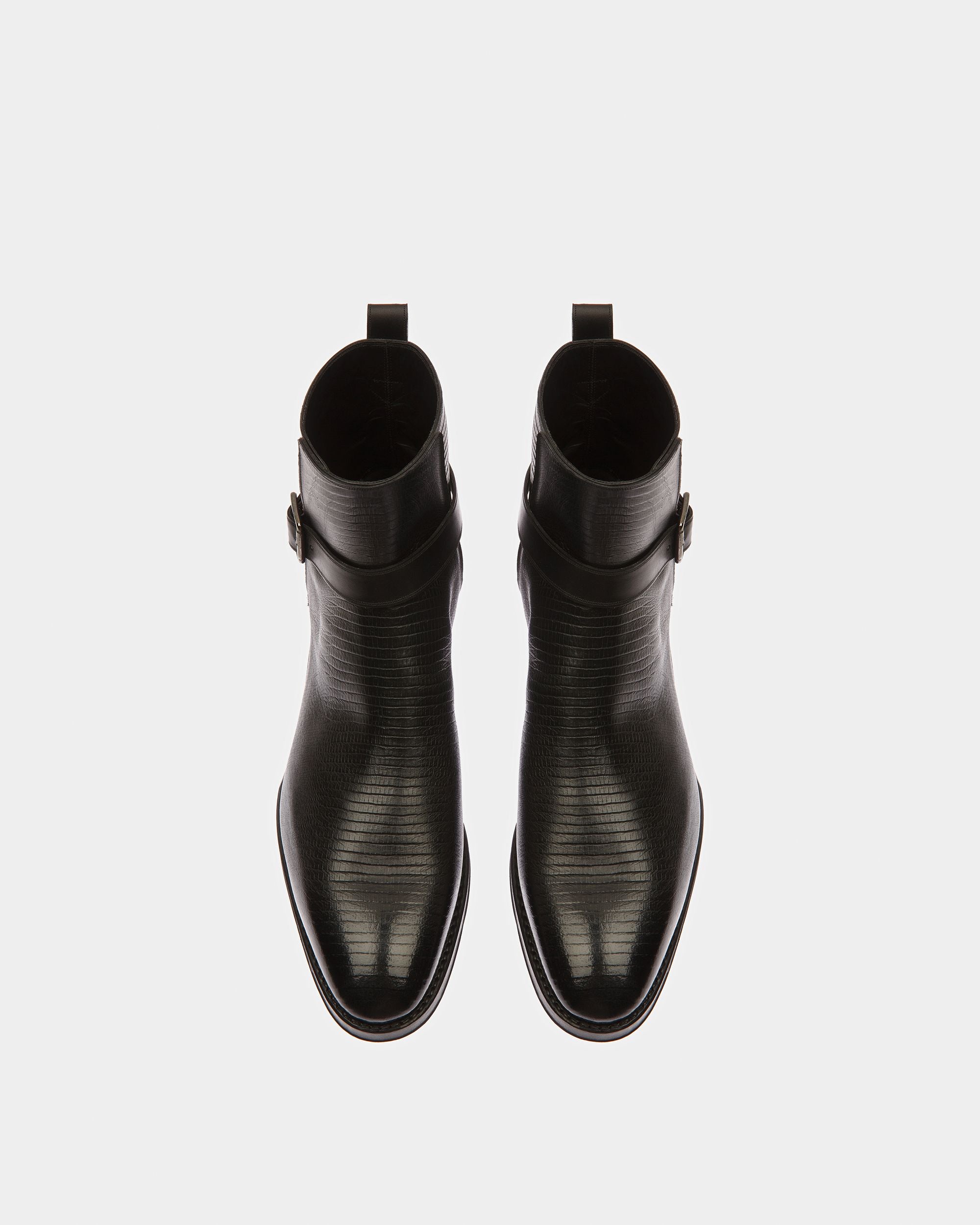 Scaviel Bottes En Cuir Noir - Homme - Bally - 02