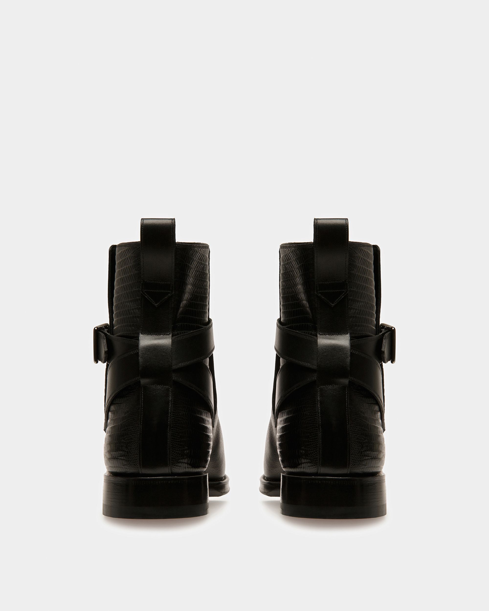 Scaviel Bottes En Cuir Noir - Homme - Bally - 04