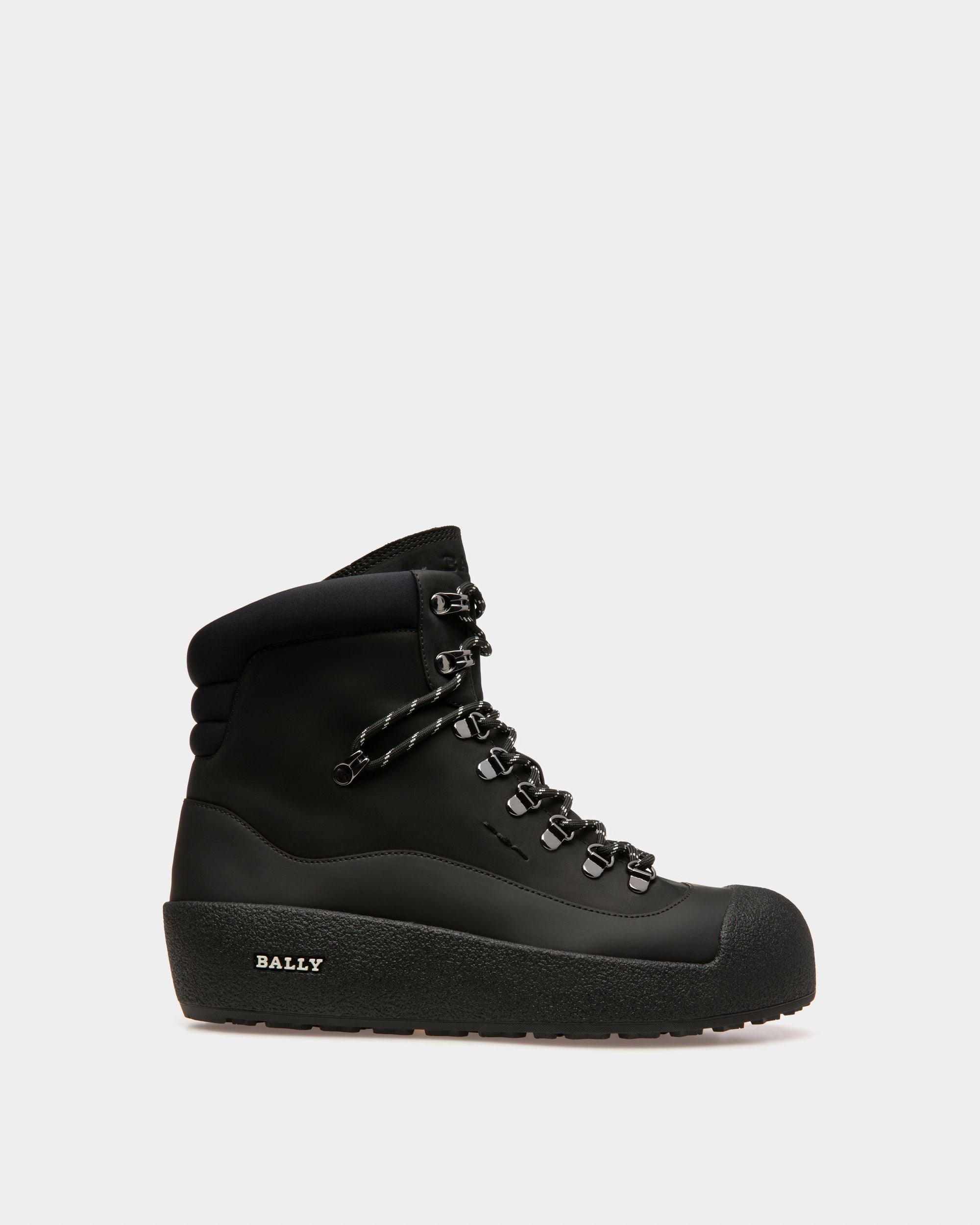 Cayden Bottes De Neige En Cuir Noir - Homme - Bally - 01