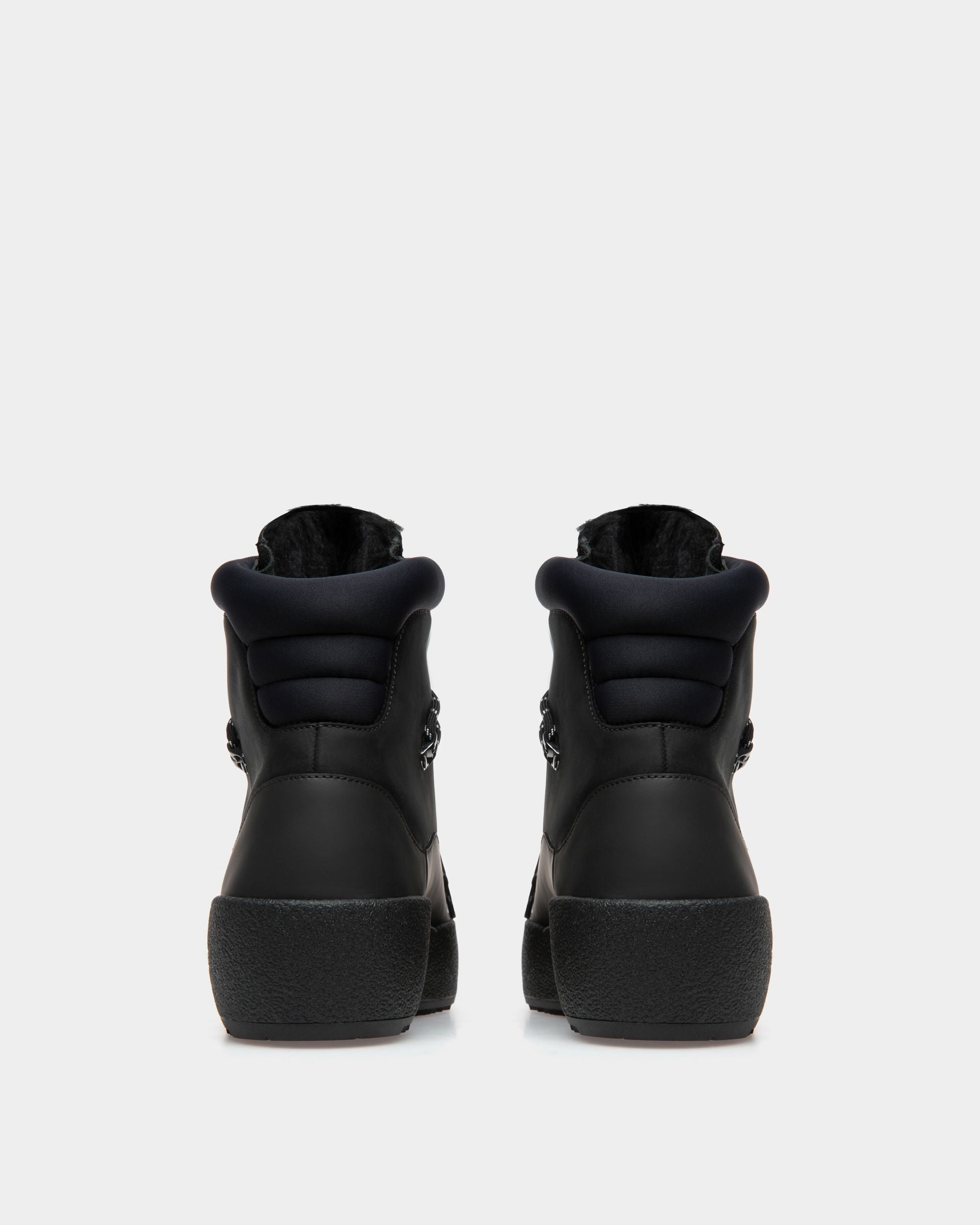 Cayden Bottes De Neige En Cuir Noir - Homme - Bally - 04