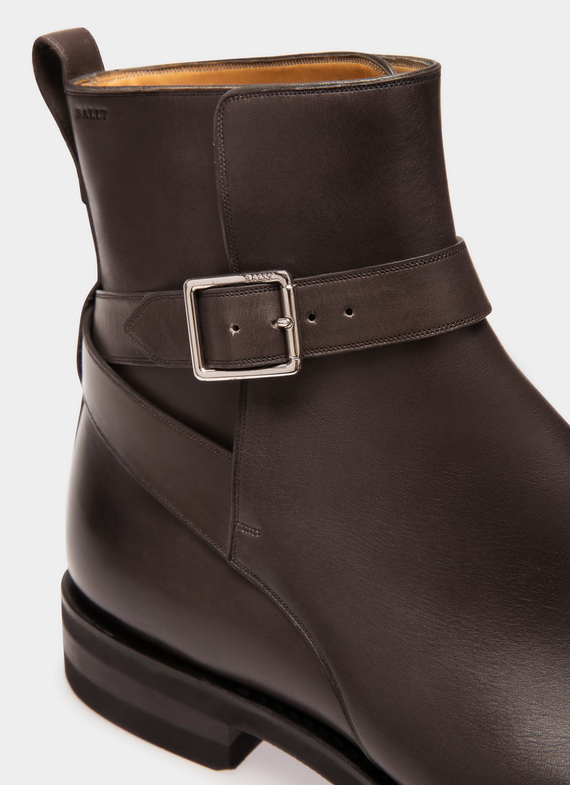 Scaviel Stiefel Aus Militärgrünem Leder - Herren - Bally - 06