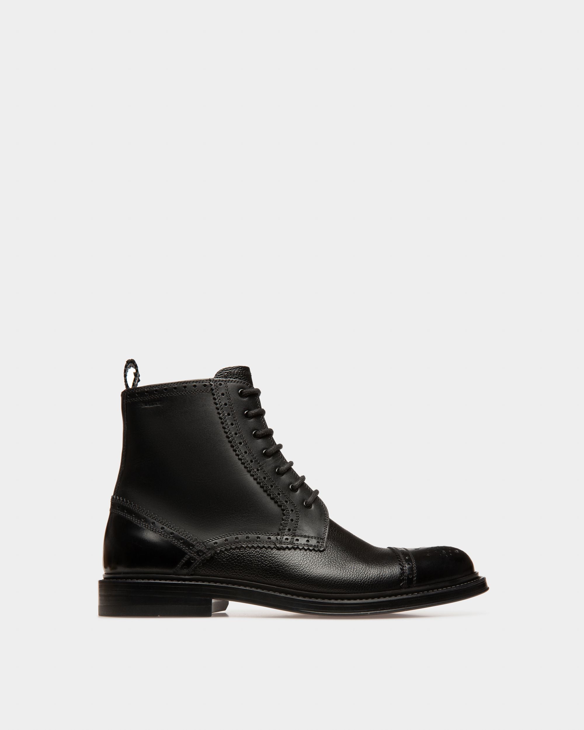 Nicoldon Bottines En Cuir Noir - Homme - Bally - 01