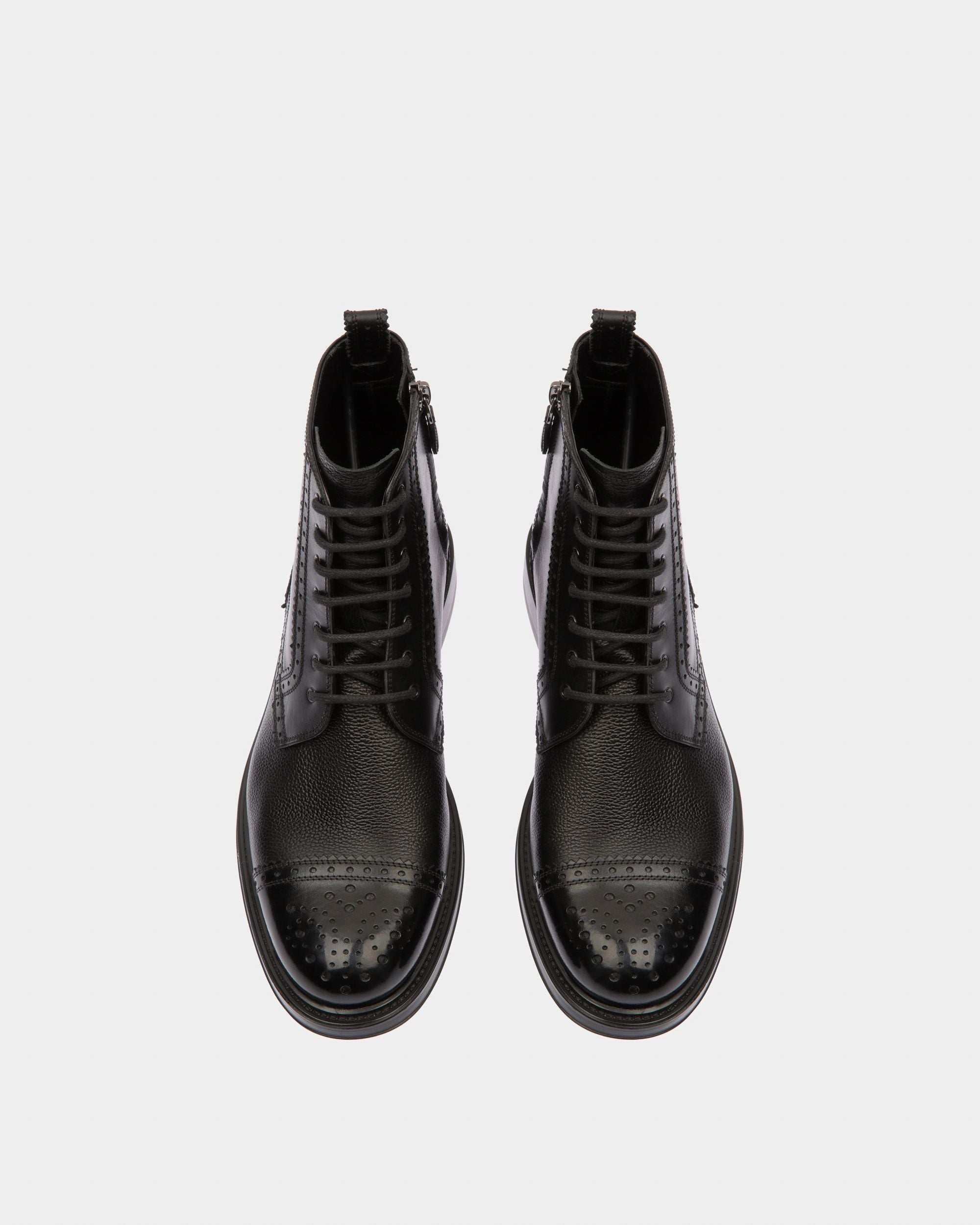 Nicoldon Bottines En Cuir Noir - Homme - Bally - 02