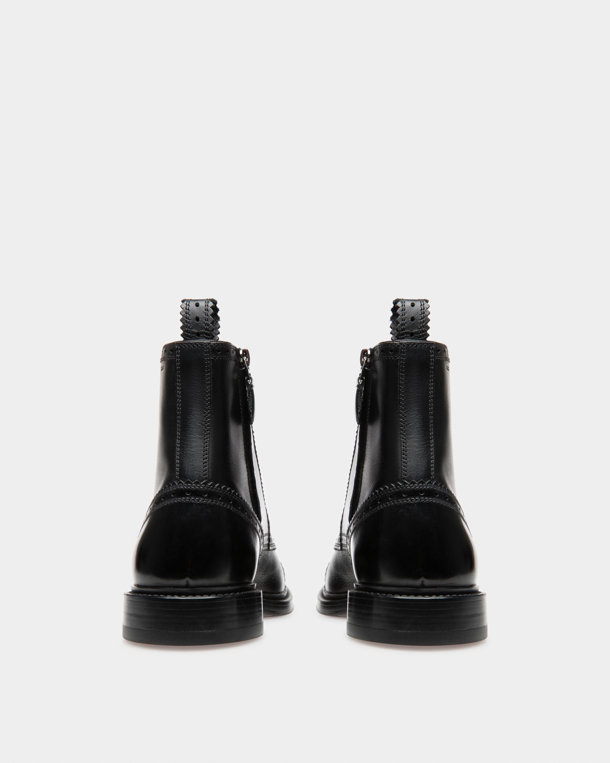 Nicoldon Bottines En Cuir Noir - Homme - Bally - 04