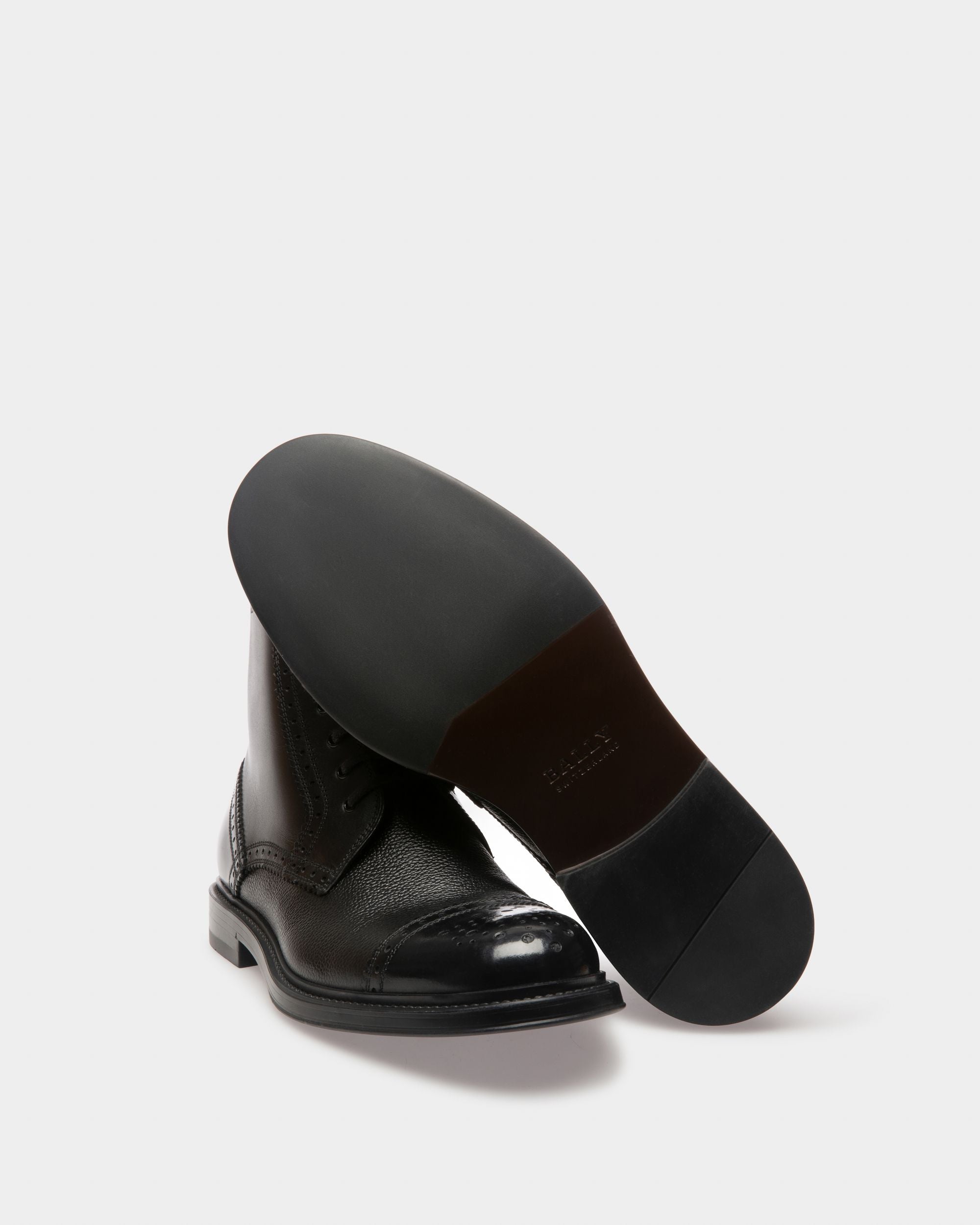 Nicoldon Bottines En Cuir Noir - Homme - Bally - 05