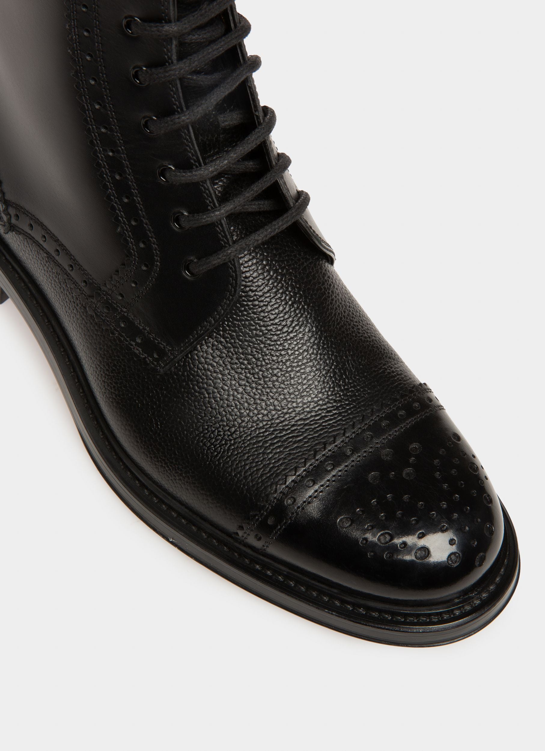 Nicoldon Bottines En Cuir Noir - Homme - Bally - 06