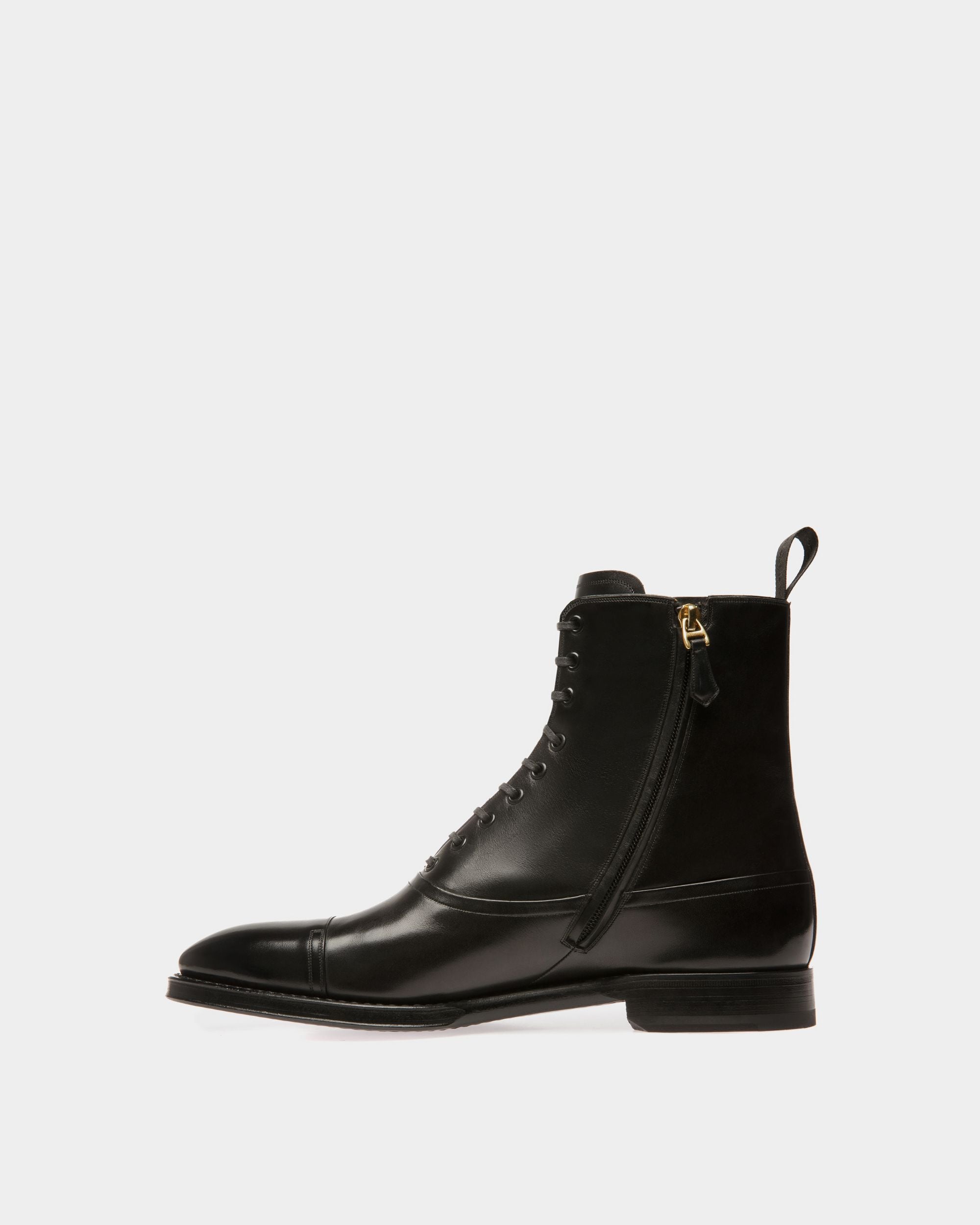 Scribe Stiefelette Aus Leder In Schwarz - Herren - Bally - 03