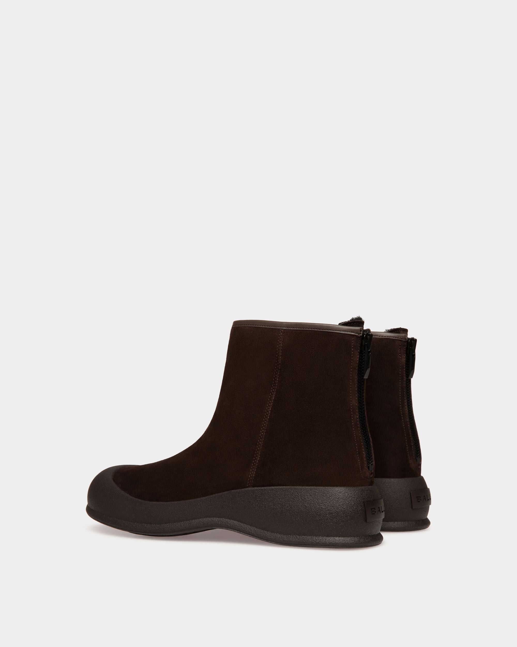 Botte De Neige Frei En Daim Ebano - Homme - Bally - 04