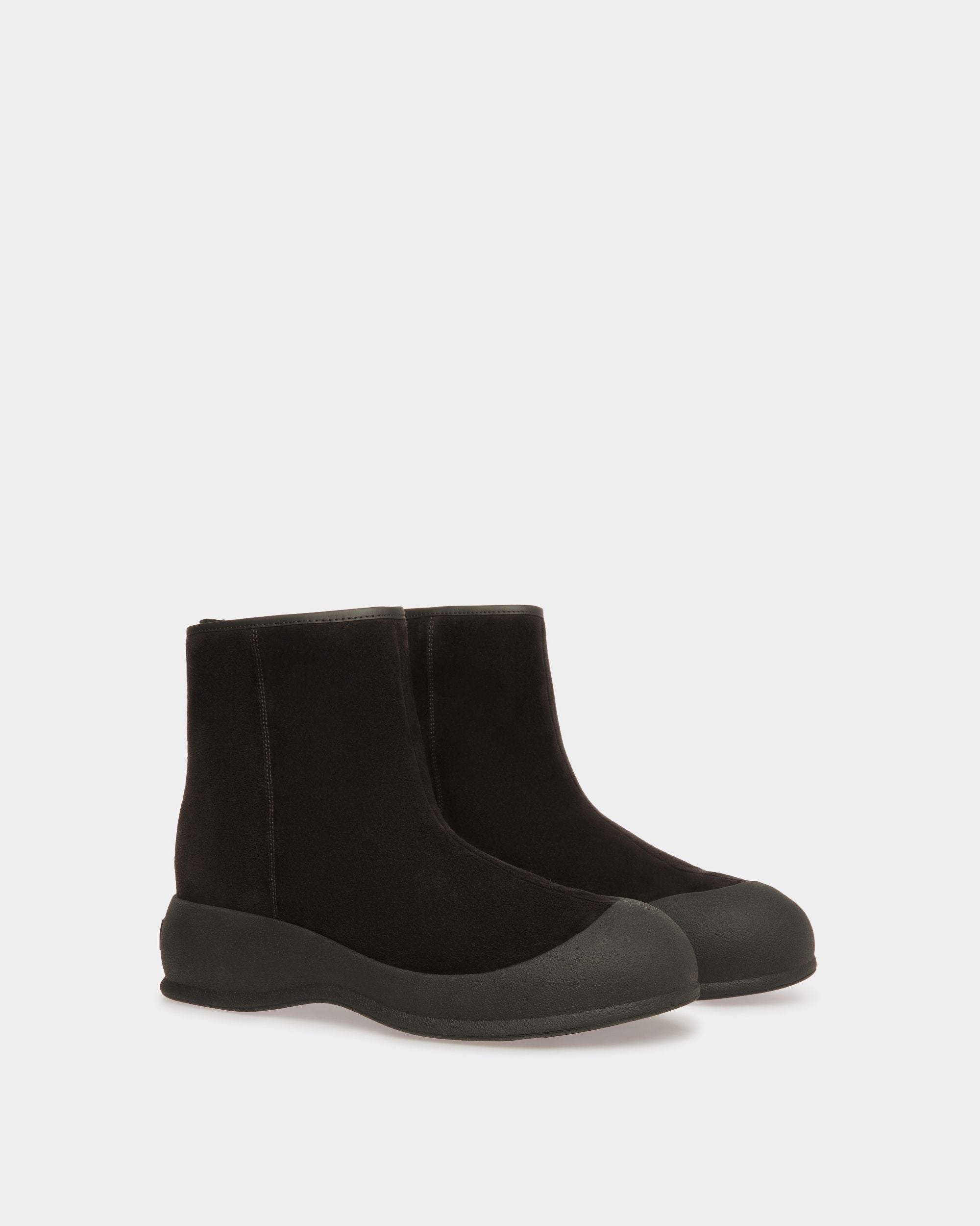 Frei Schneestiefel Aus Leder In Schwarz - Herren - Bally - 02