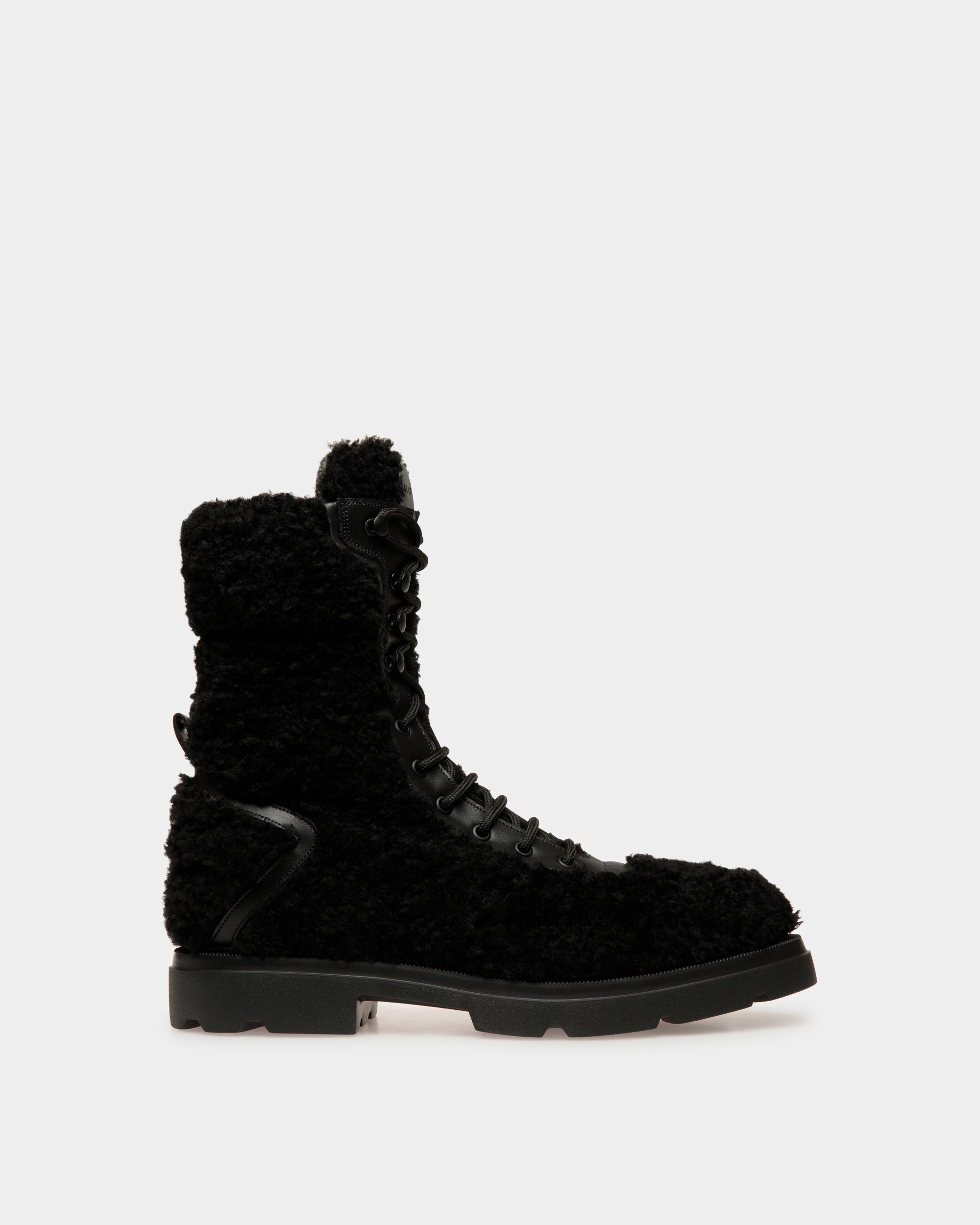 Bottes Enga En Fourrure Synthétique Noire - Homme - Bally - 01