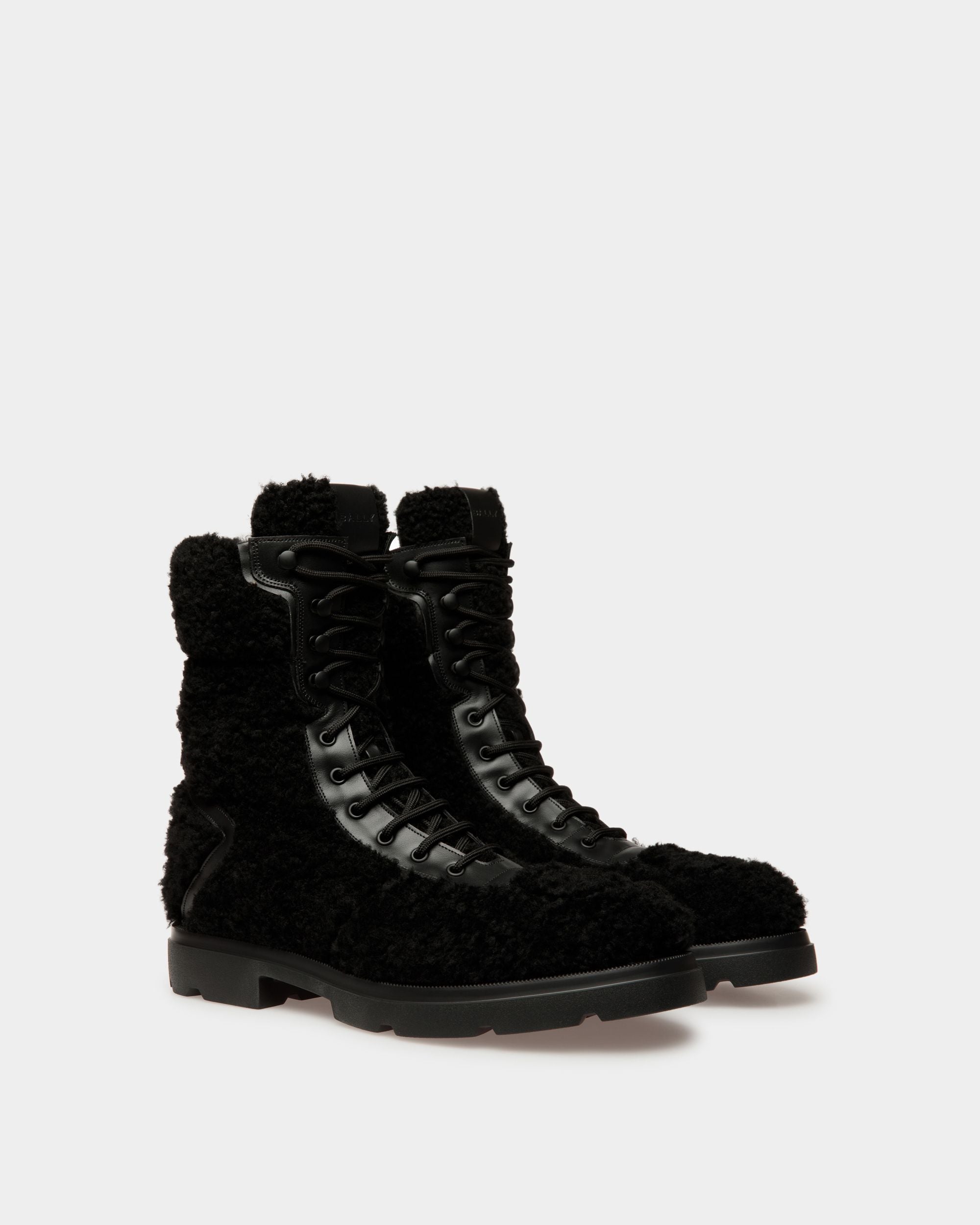 Bottes Enga En Fourrure Synthétique Noire - Homme - Bally - 02