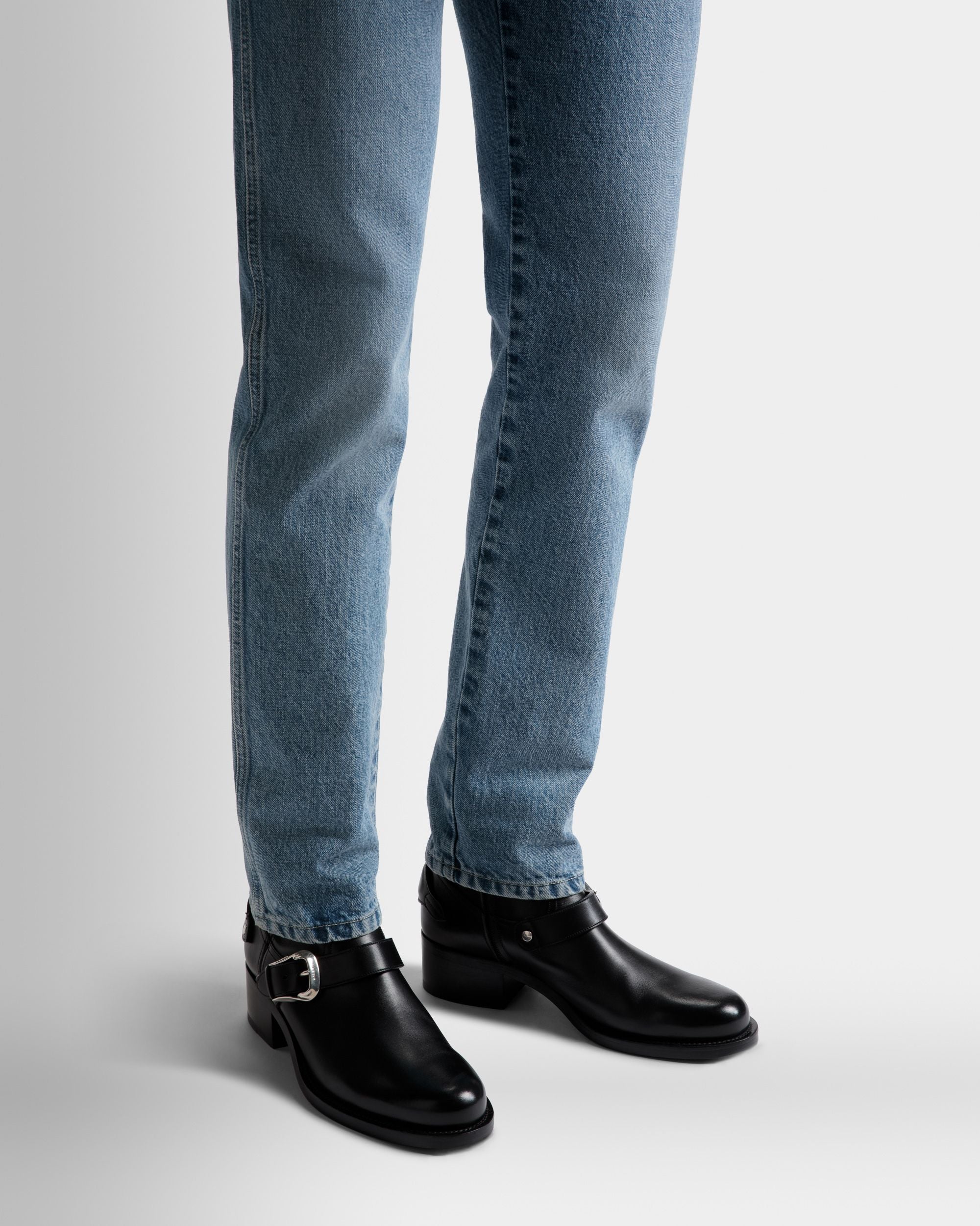 Arley Langschaftstiefel Aus Leder In Schwarz - Herren - Bally - 02
