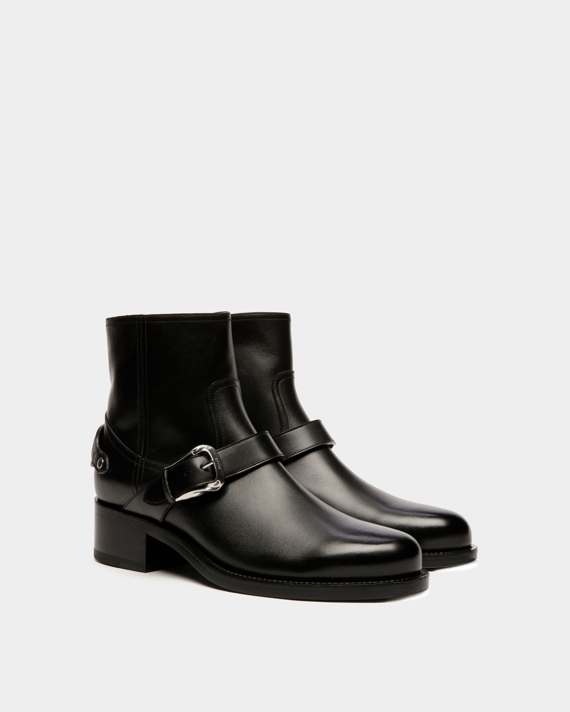 Arley Langschaftstiefel Aus Leder In Schwarz - Herren - Bally - 03