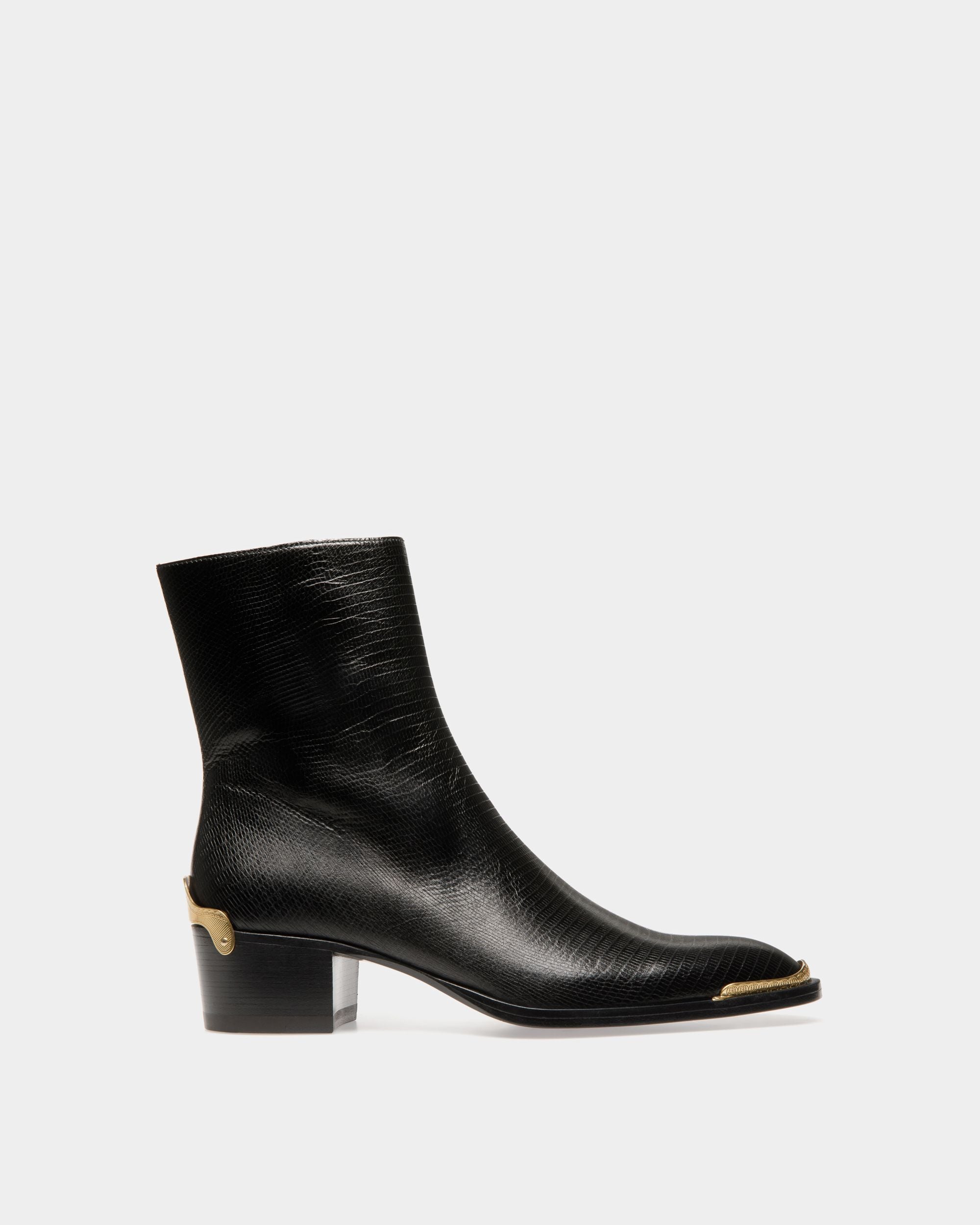 Stivaletto Frankel In Pelle Nera - Uomo - Bally - 01
