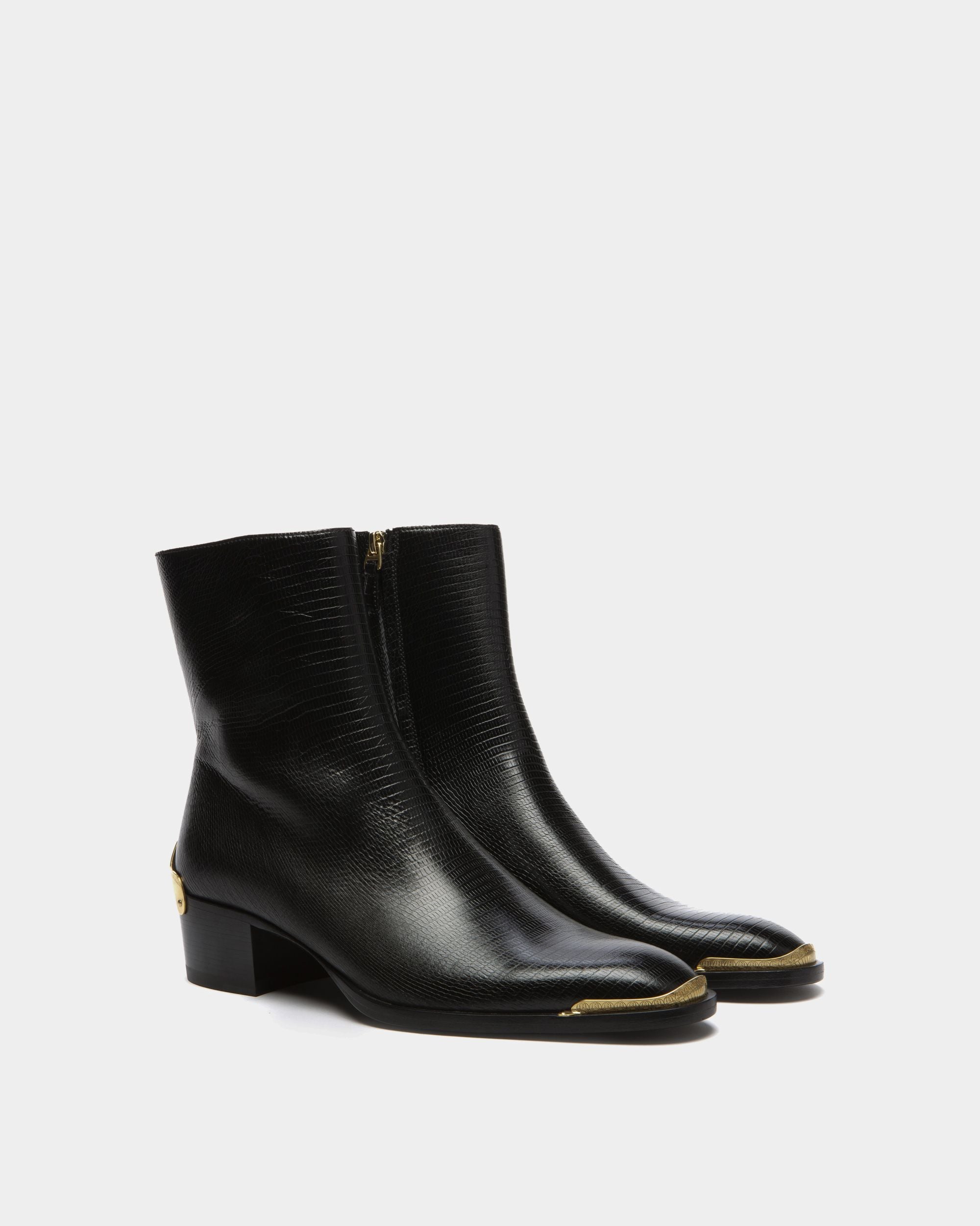 Stivaletto Frankel In Pelle Nera - Uomo - Bally - 02