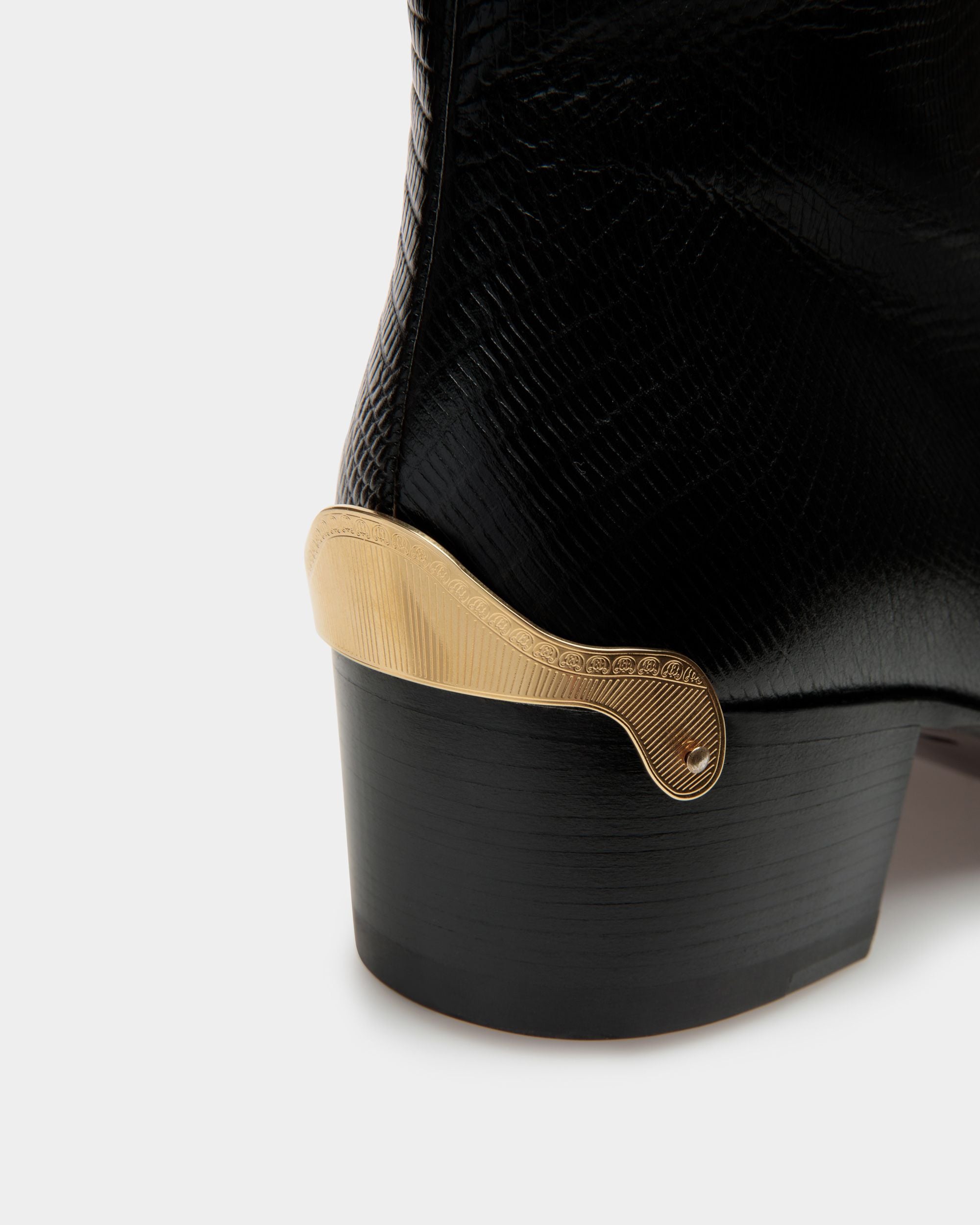 Stivaletto Frankel In Pelle Nera - Uomo - Bally - 05