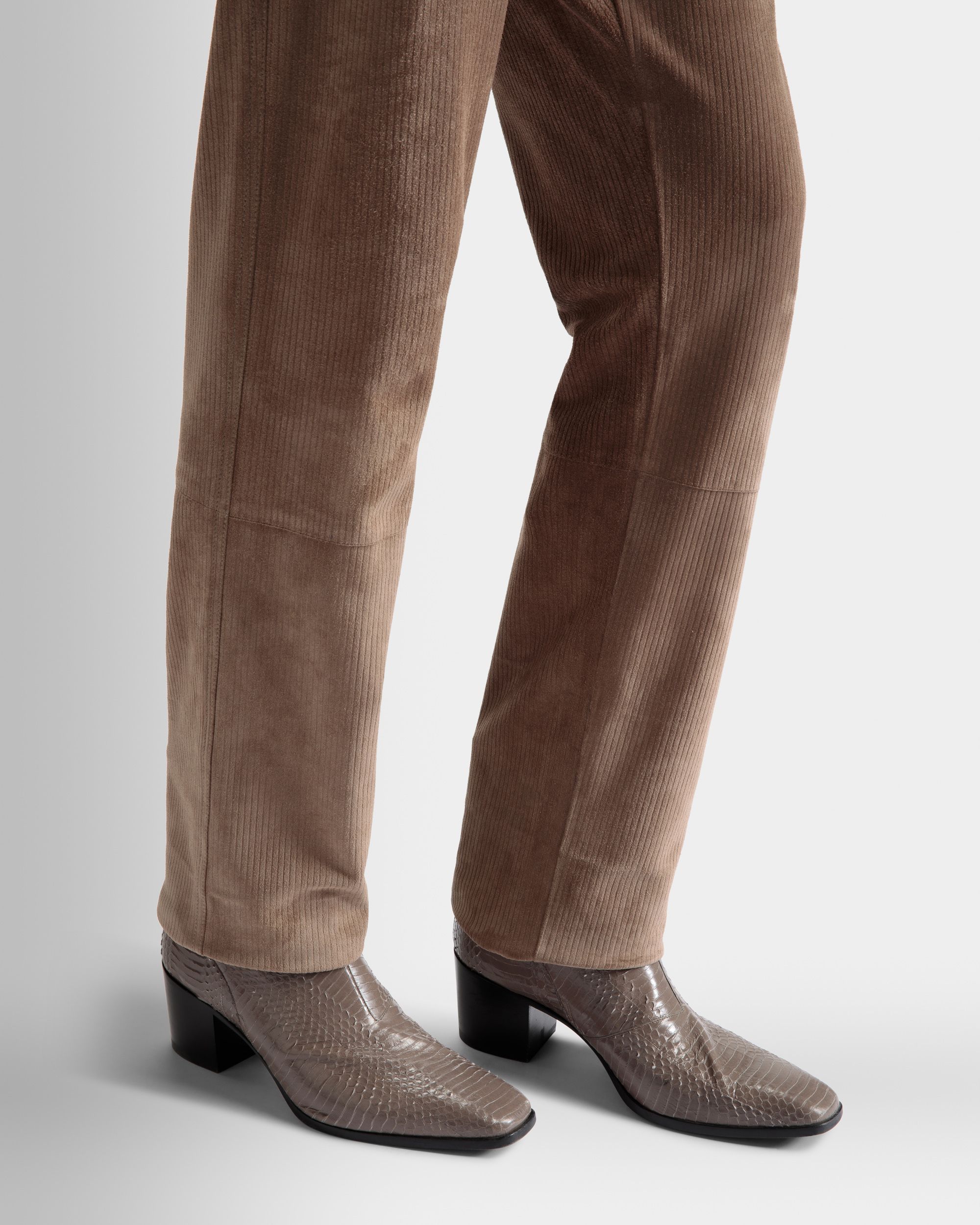 Stivale Villy In Pelle Grigia - Uomo - Bally - 02