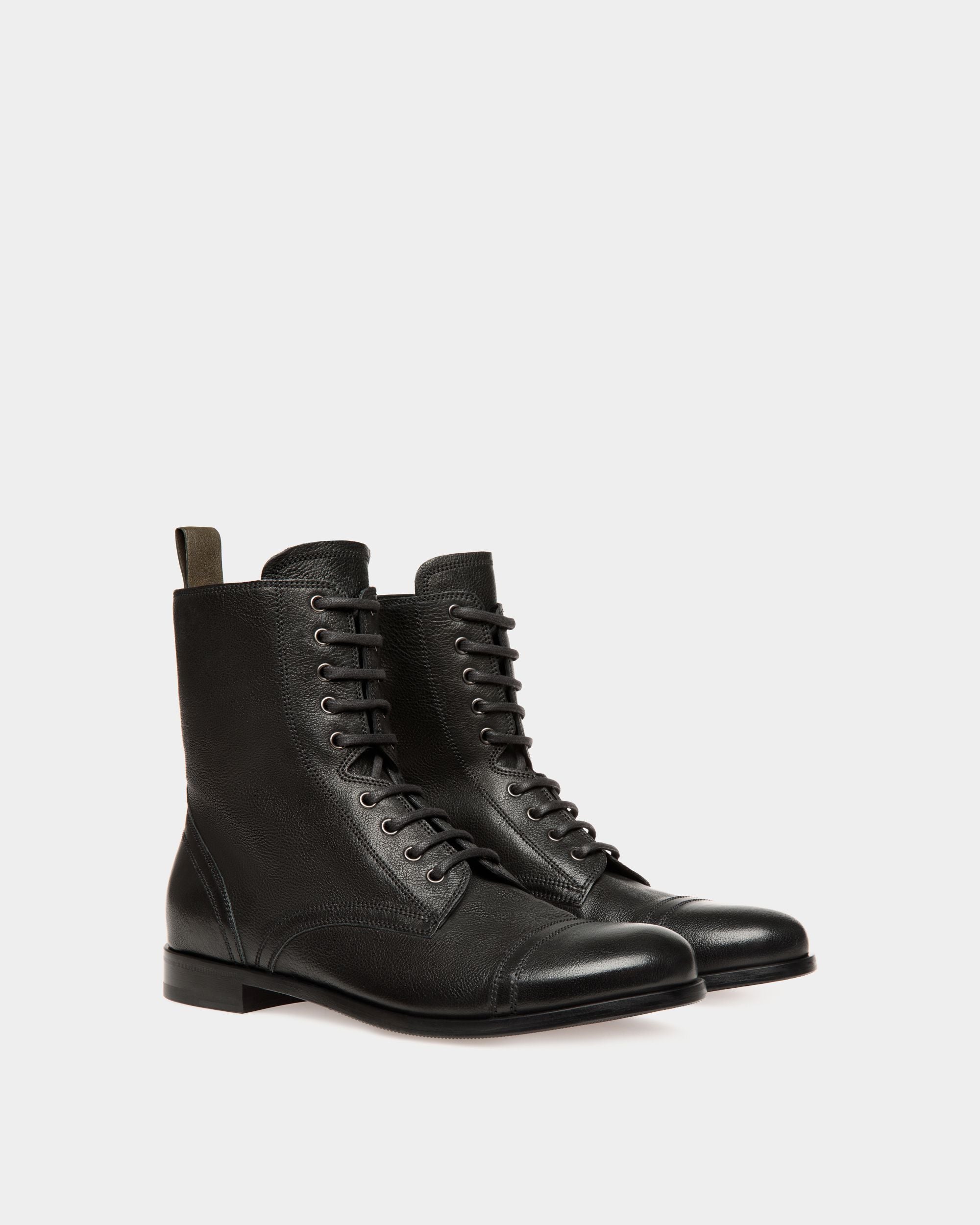 Stiefeletten Aus Leder In Schwarz Aus Der Adrien Brody Travel-Kollektion - Herren - Bally - 03