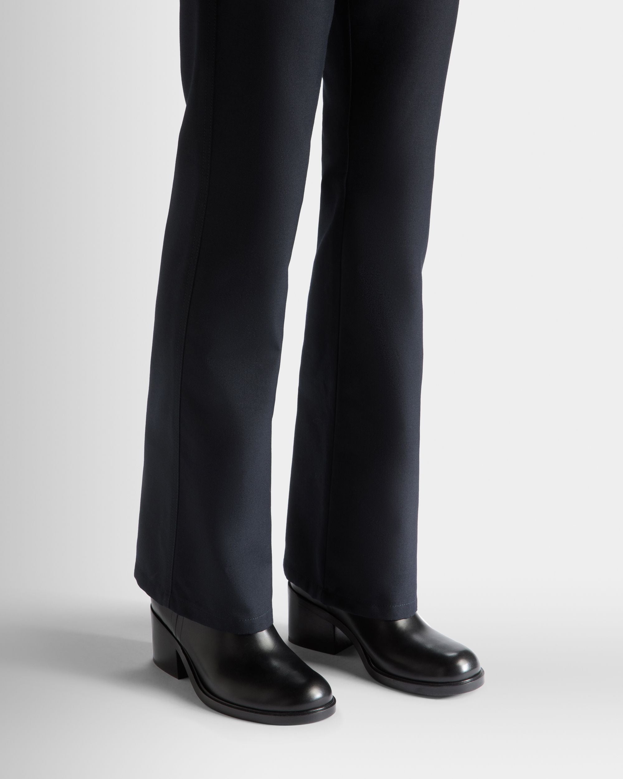 Botte Peggy En Cuir Noir - Homme - Bally - 02