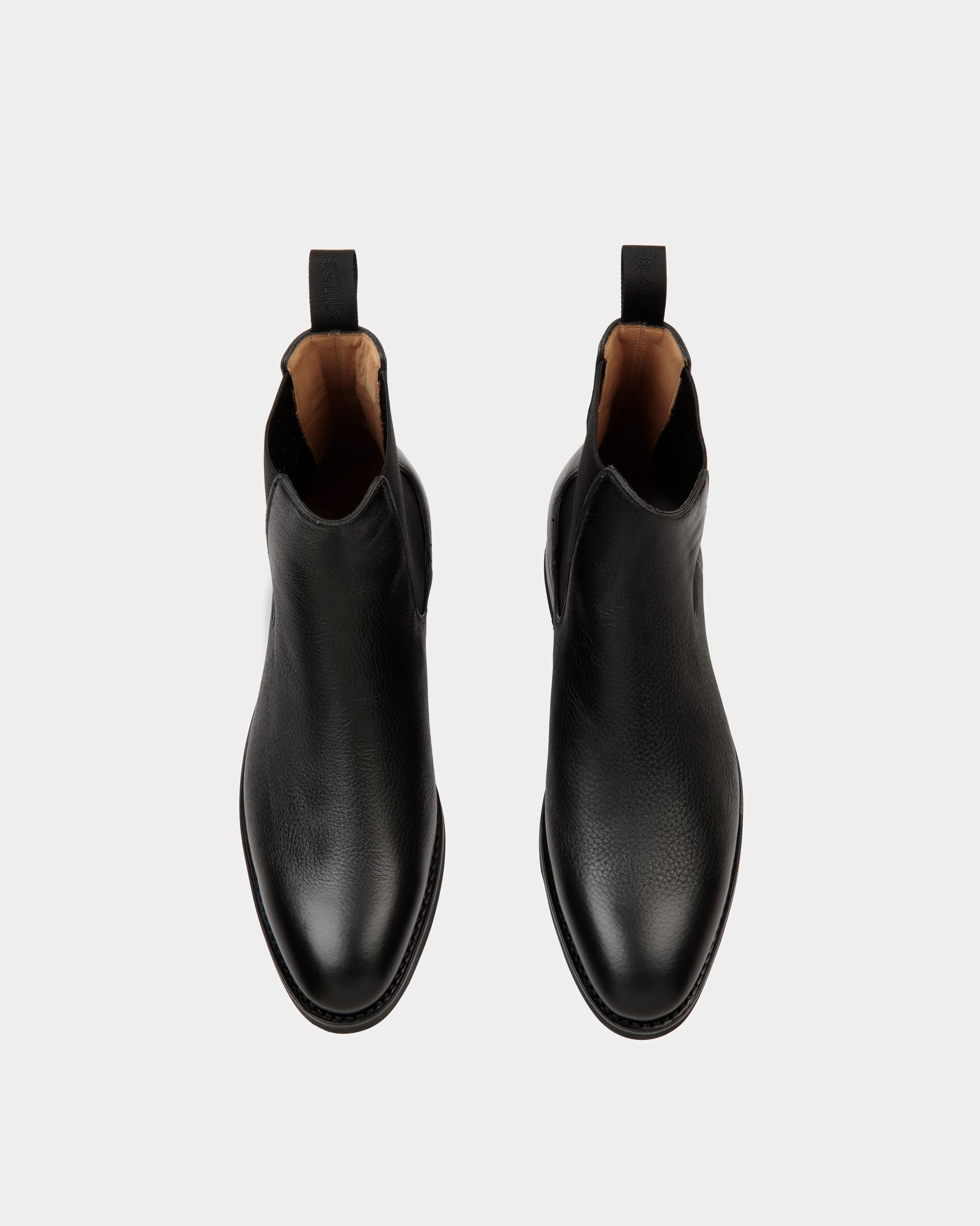 Stivaletto Scribe Un In Pelle Di Daino Nera - Uomo - Bally - 04