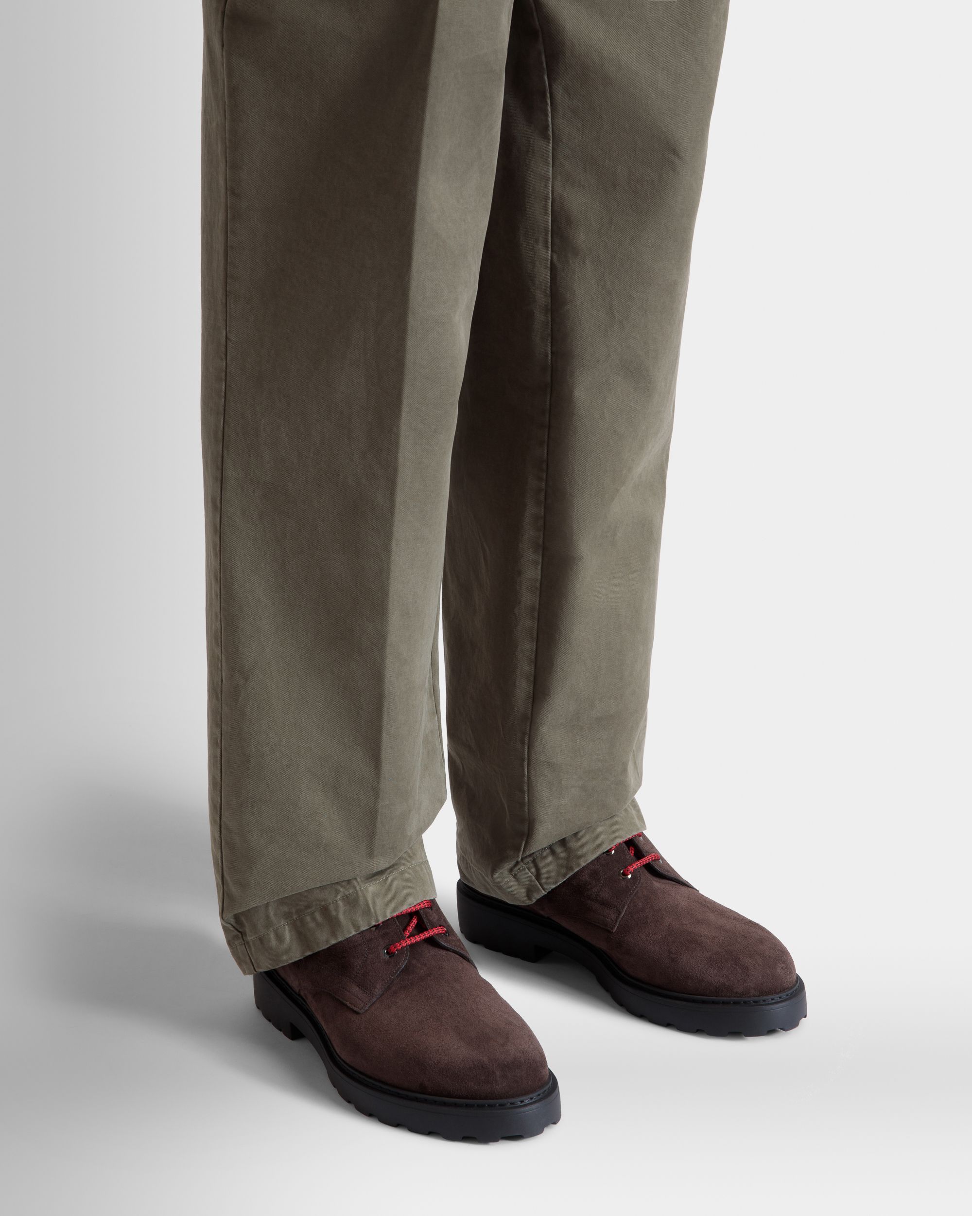 Gusto Stiefelette Aus Veloursleder In Ebenholz - Herren - Bally - 02