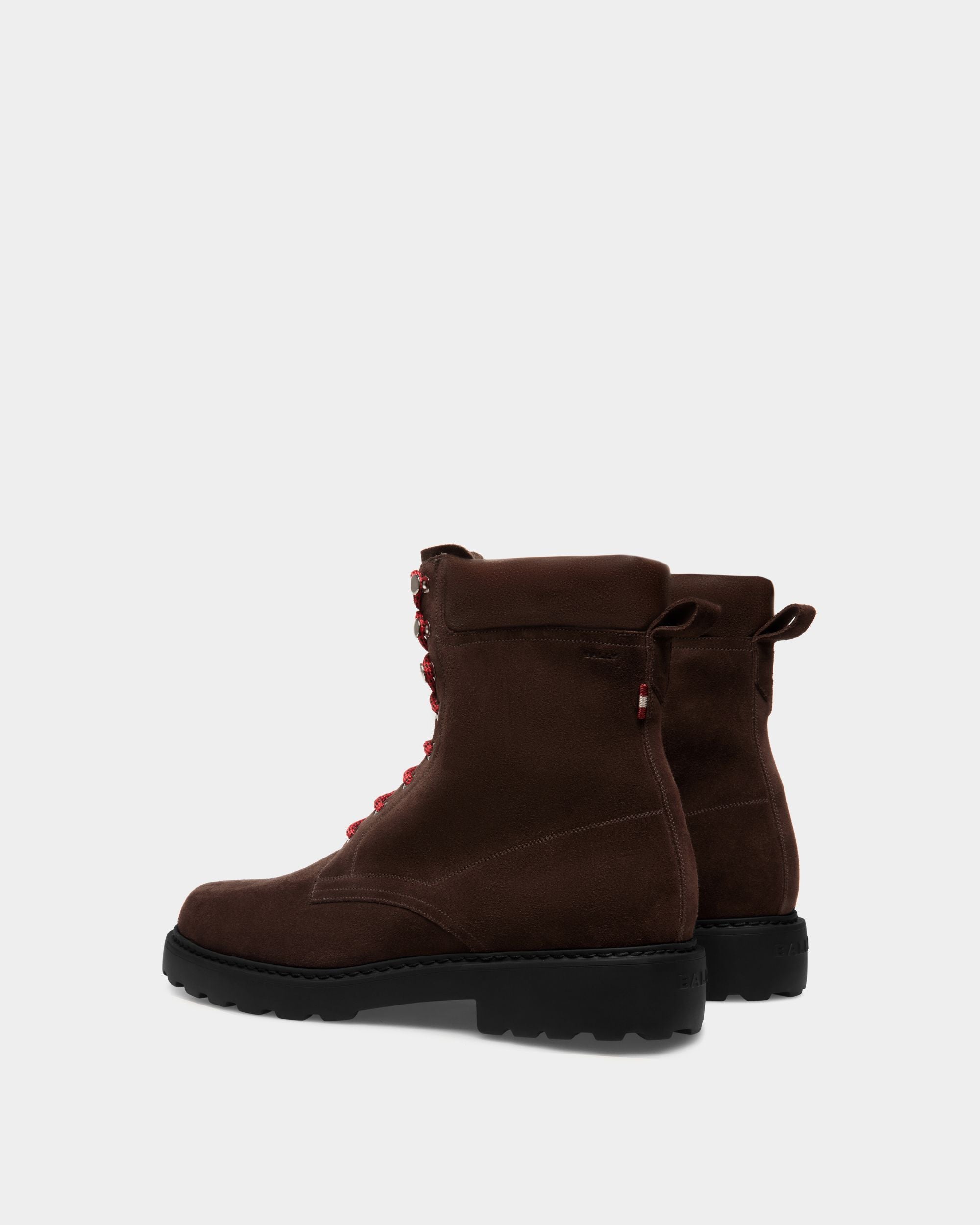 Gusto Stiefelette Aus Veloursleder In Ebenholz - Herren - Bally - 04