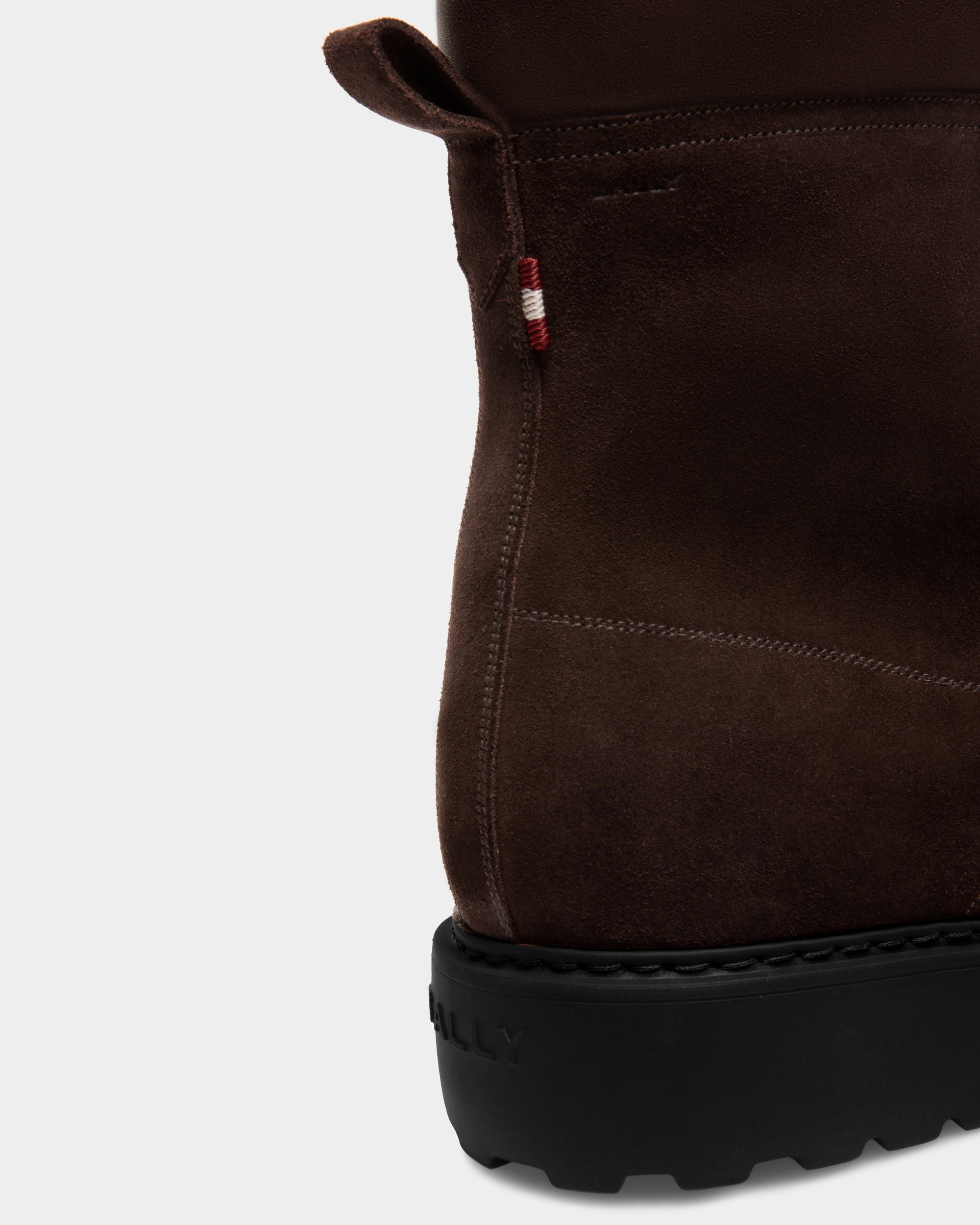 Gusto Stiefelette Aus Veloursleder In Ebenholz - Herren - Bally - 05