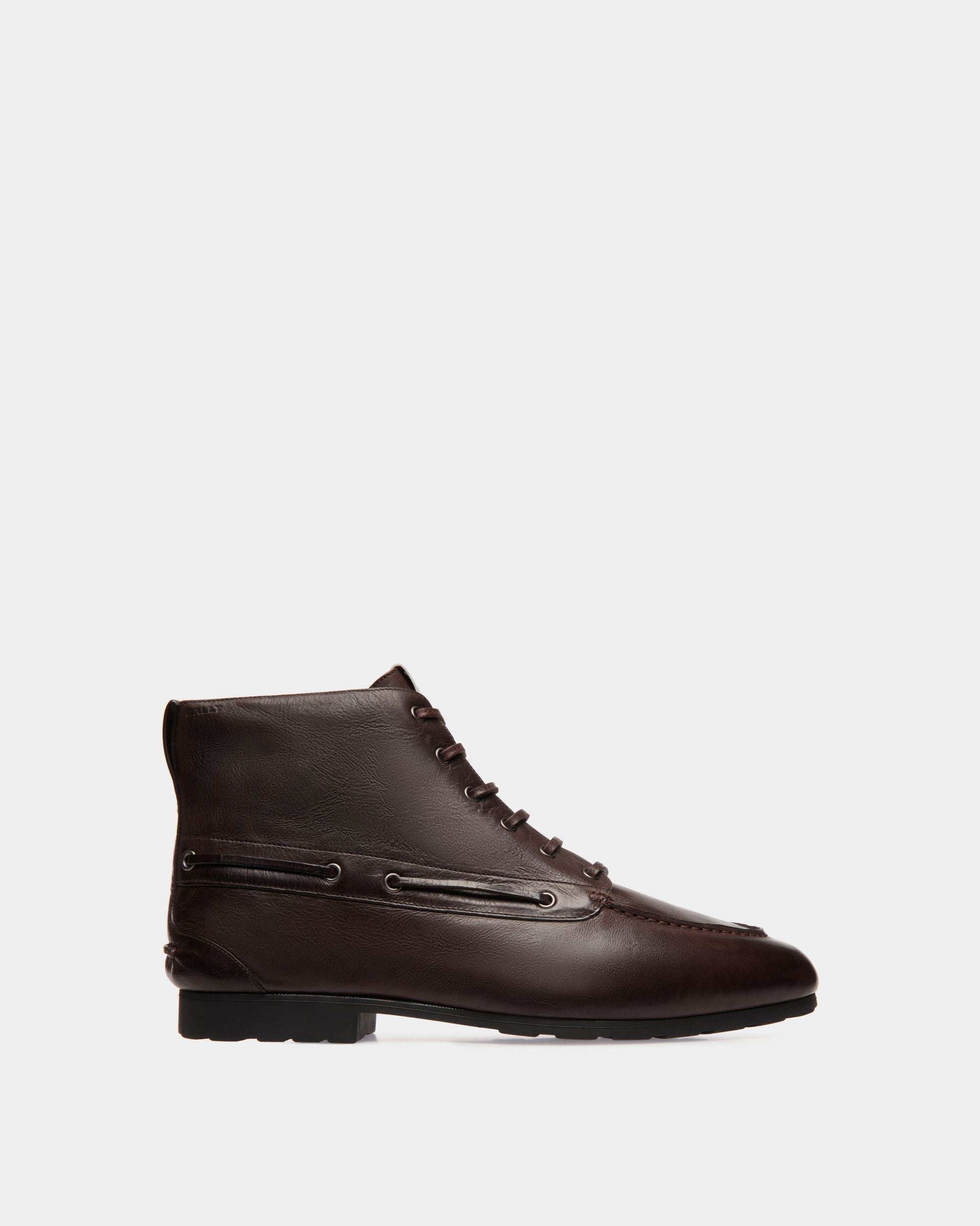 Stivaletto Winter Capsule In Pelle Color Ebano - Uomo - Bally - 01