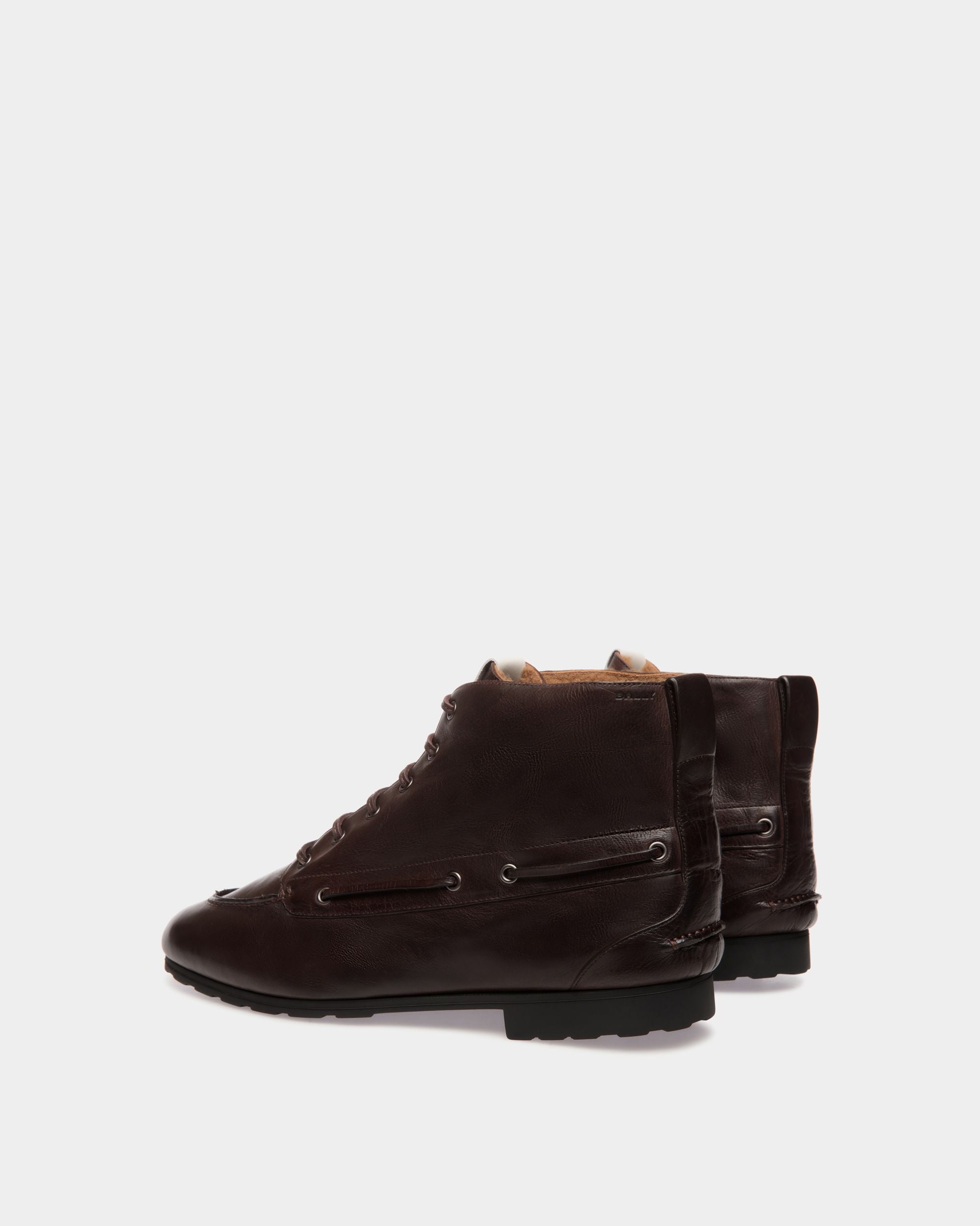Stivaletto Winter Capsule In Pelle Color Ebano - Uomo - Bally - 04