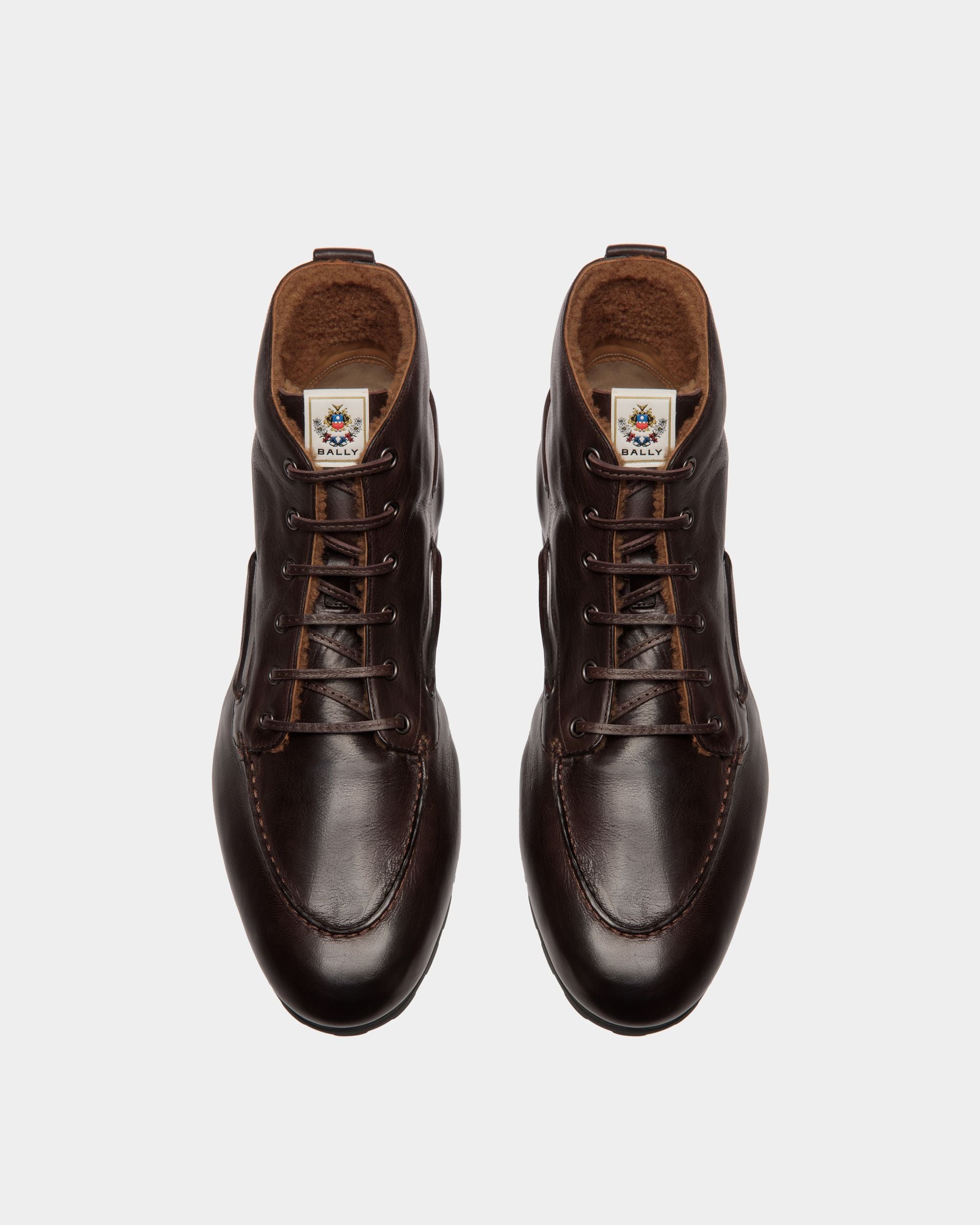 Stivaletto Winter Capsule In Pelle Color Ebano - Uomo - Bally - 05
