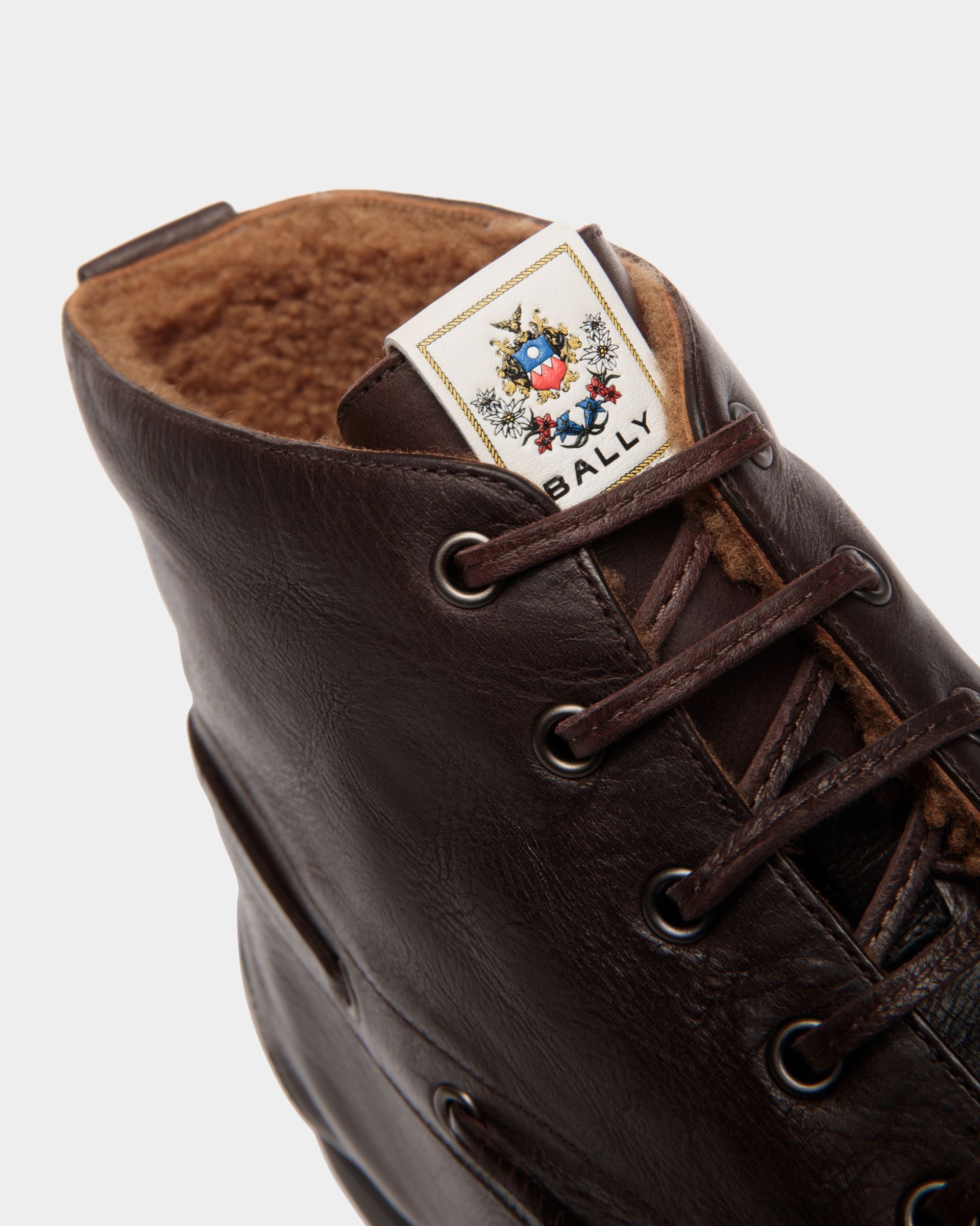 Stivaletto Winter Capsule In Pelle Color Ebano - Uomo - Bally - 06