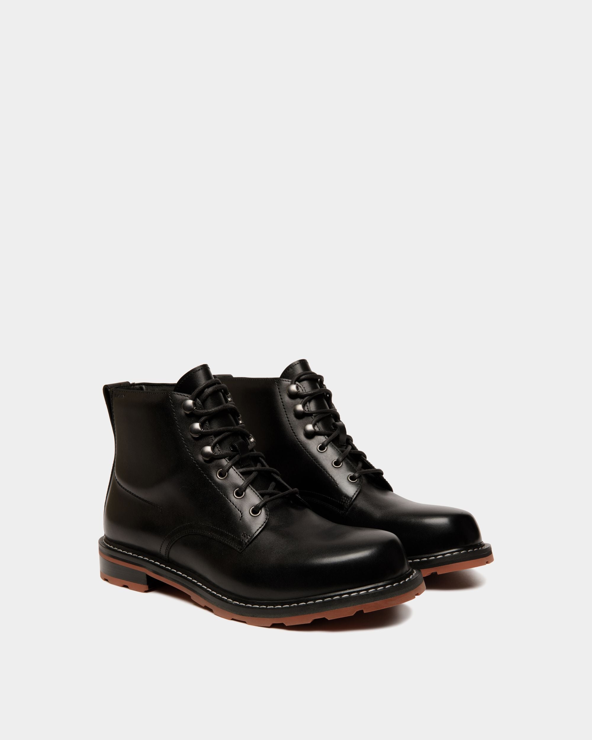 Stivaletto Winter Capsule In Pelle Nera - Uomo - Bally - 03