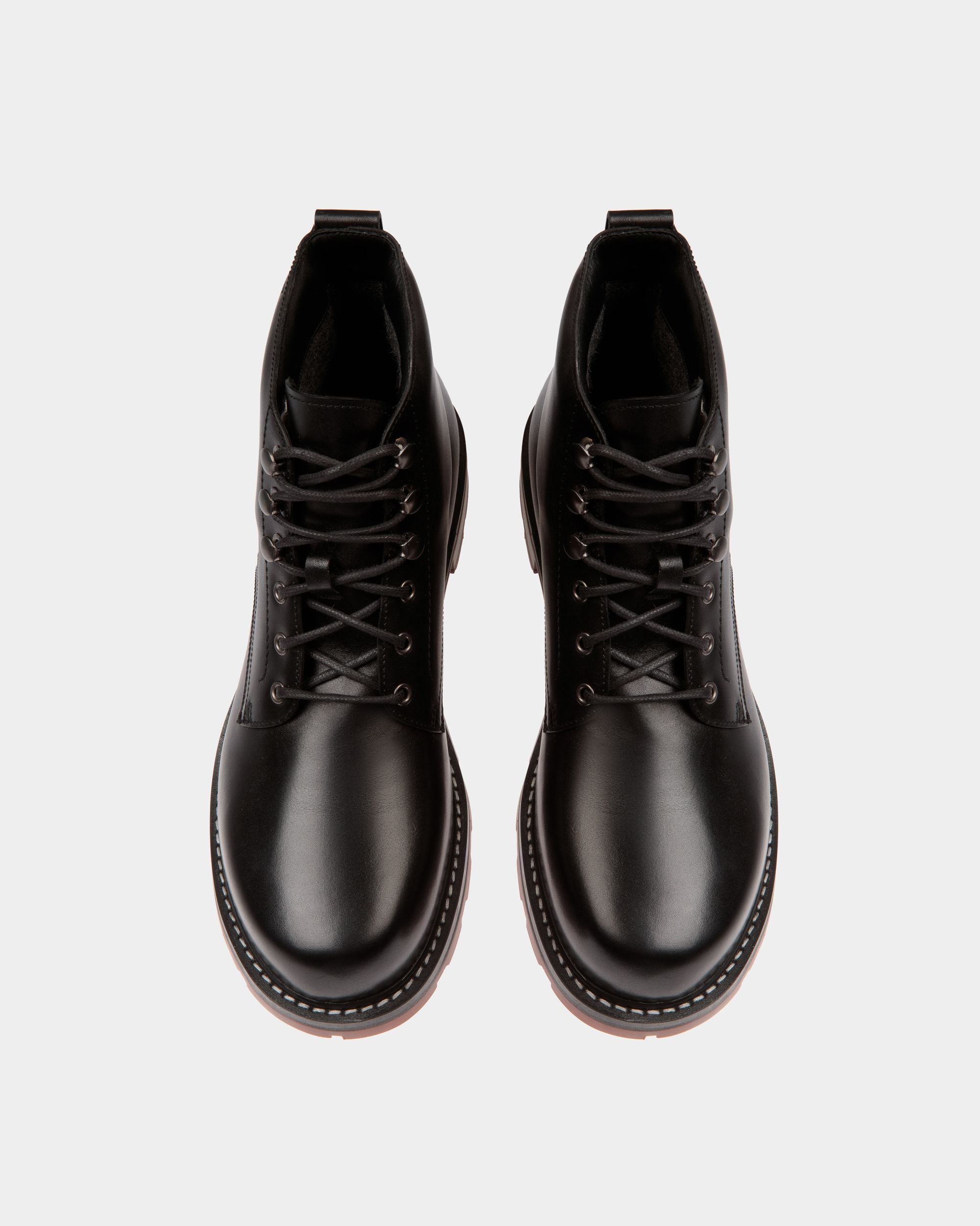 Stivaletto Winter Capsule In Pelle Nera - Uomo - Bally - 05