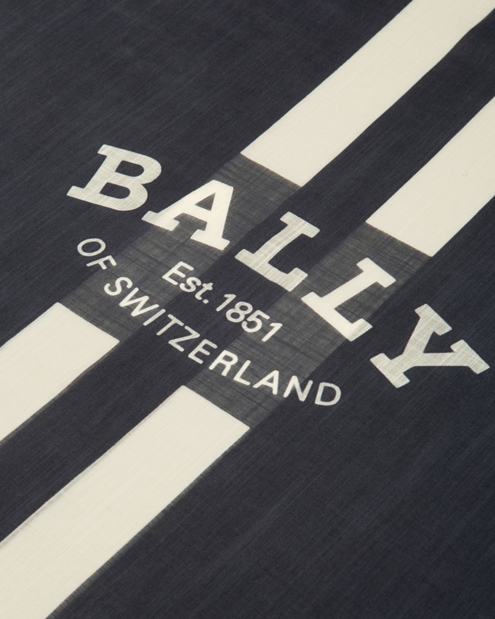 Accessoire Aus Baumwolle In Marineblau - Herren - Bally - 02