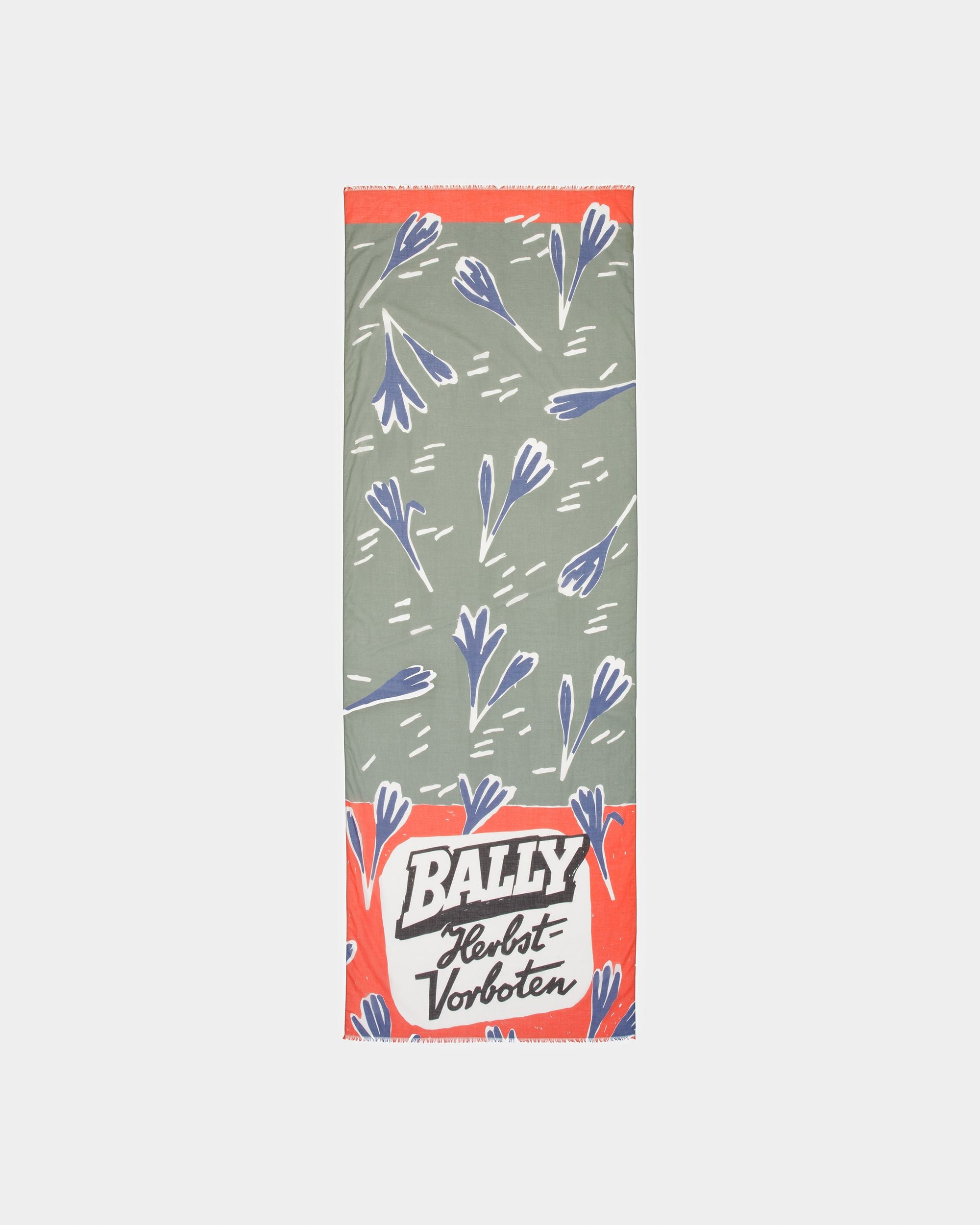Schal In Salbeigrün - Herren - Bally - 03