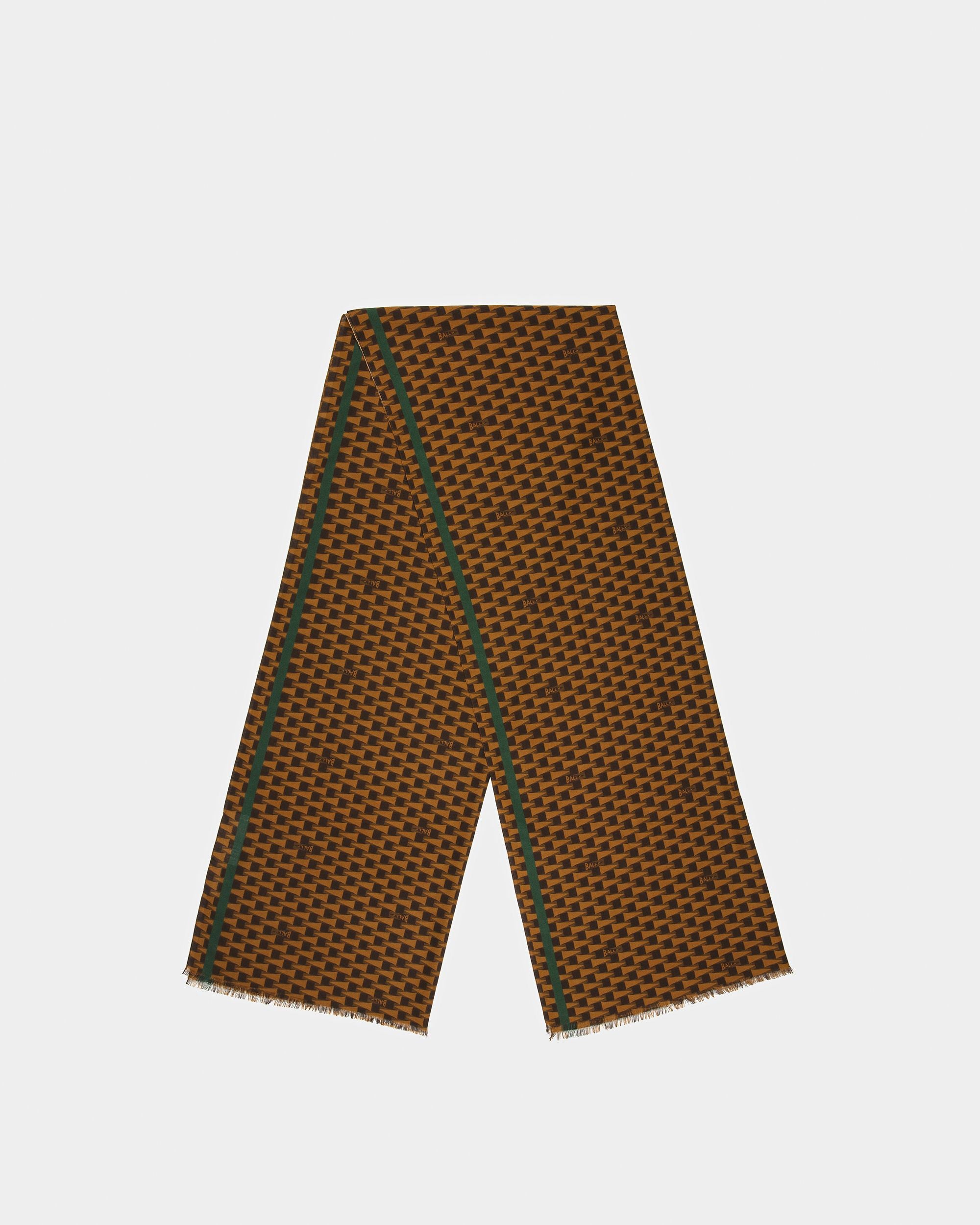 Foulard imprimé Pennant En tissu couleur désert - Homme - Bally - 01