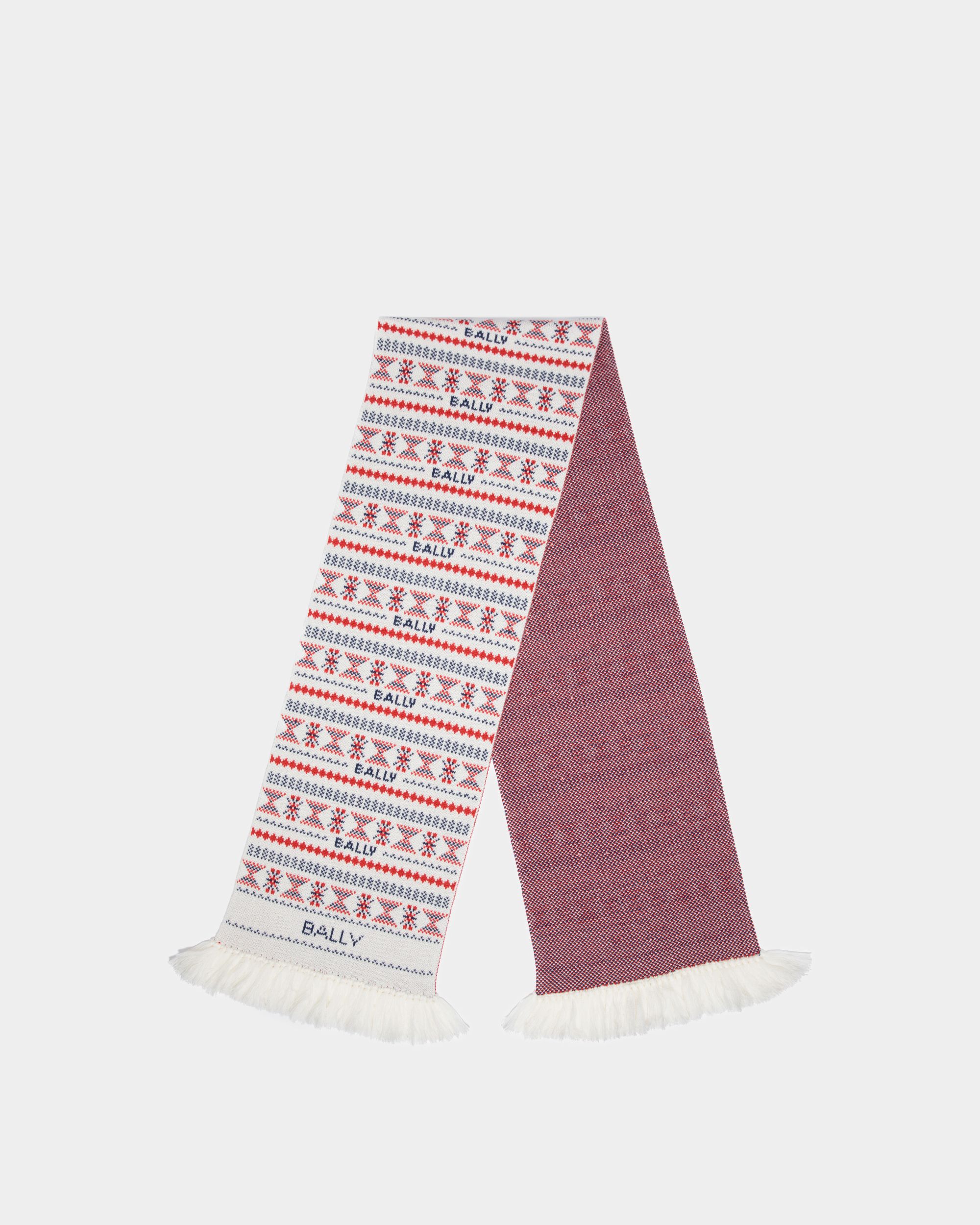 Sciarpa Mountain In Lana Multicolore - Uomo - Bally - 01