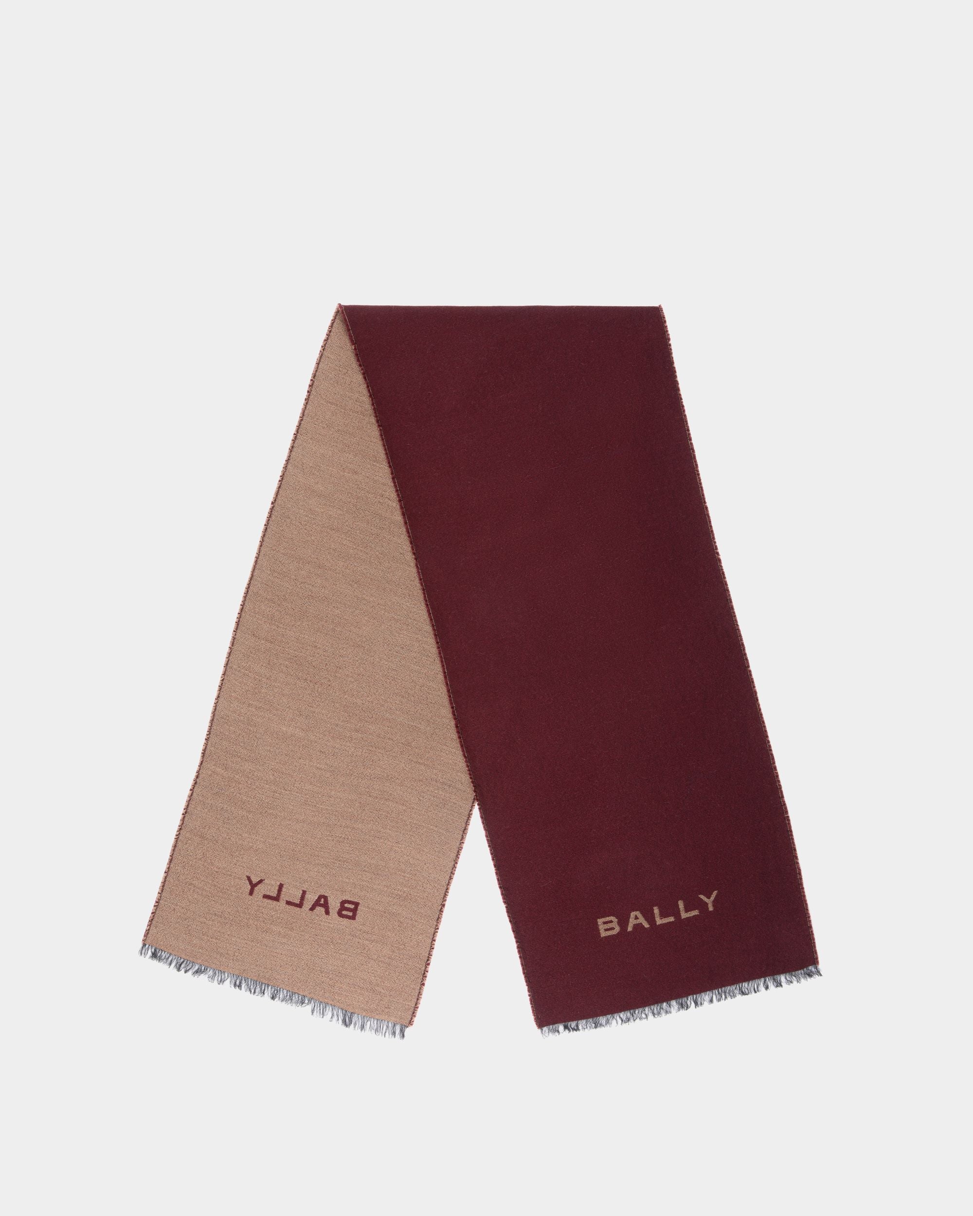 Schal Aus Wollmix In Andorra Mit Logo - Herren - Bally - 01