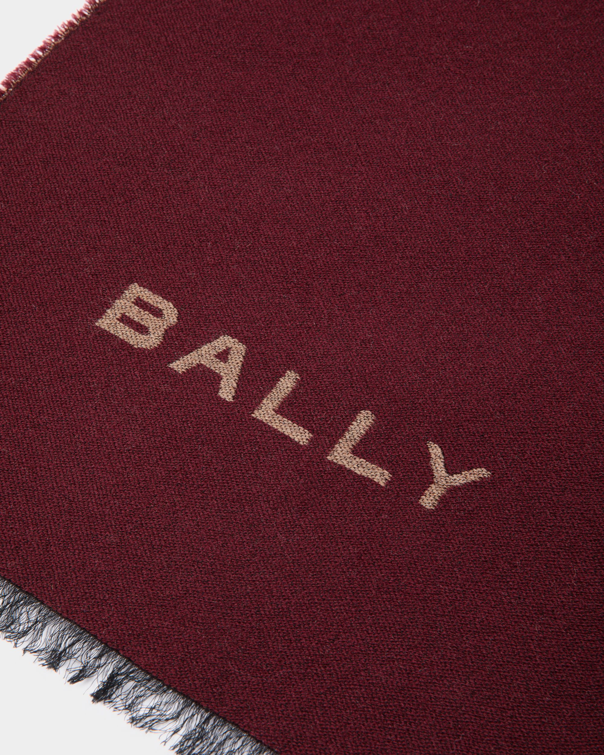 Schal Aus Wollmix In Andorra Mit Logo - Herren - Bally - 02