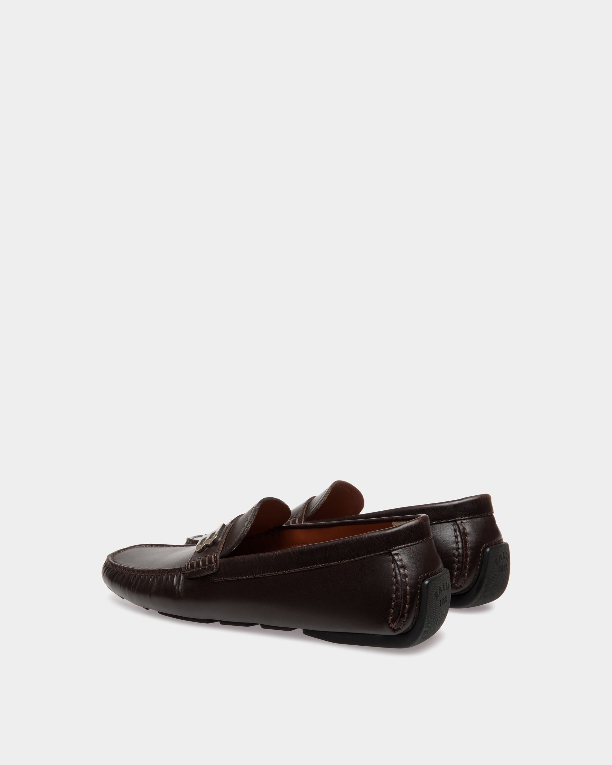 Driver In Brown  Leather - Herren - Bally - 03