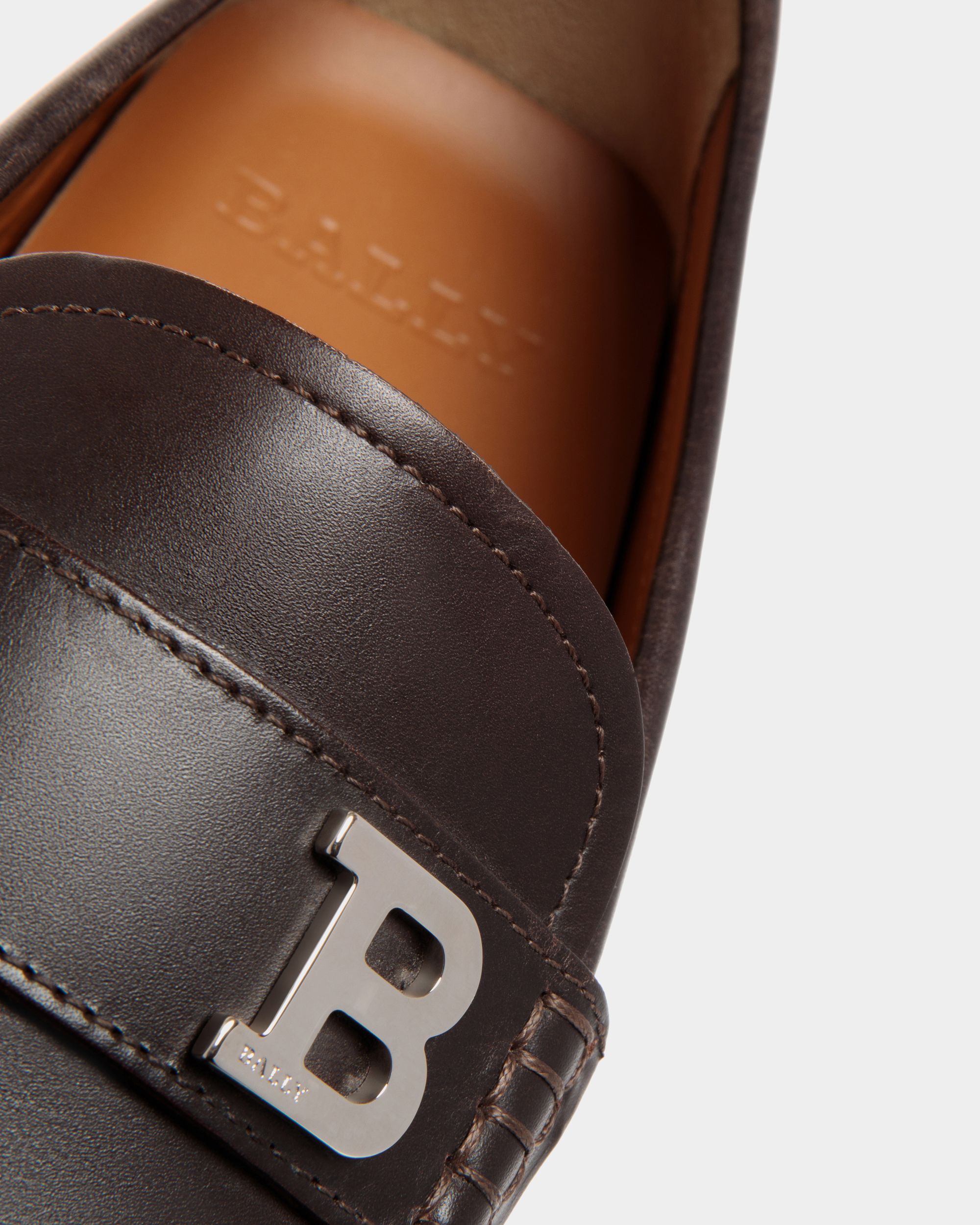 Driver In Brown  Leather - Herren - Bally - 05