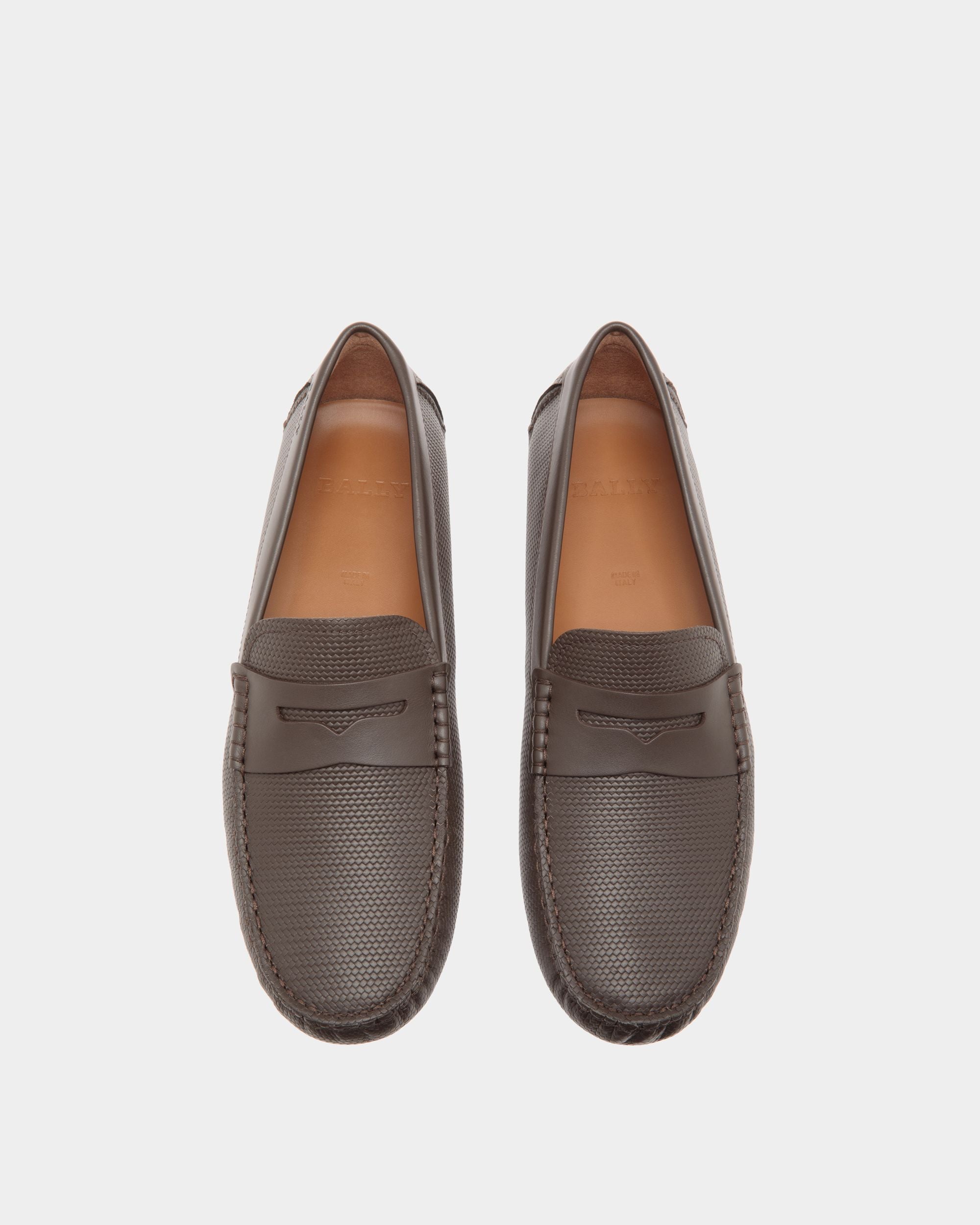Drivers In Brown Leather - Herren - Bally - 04