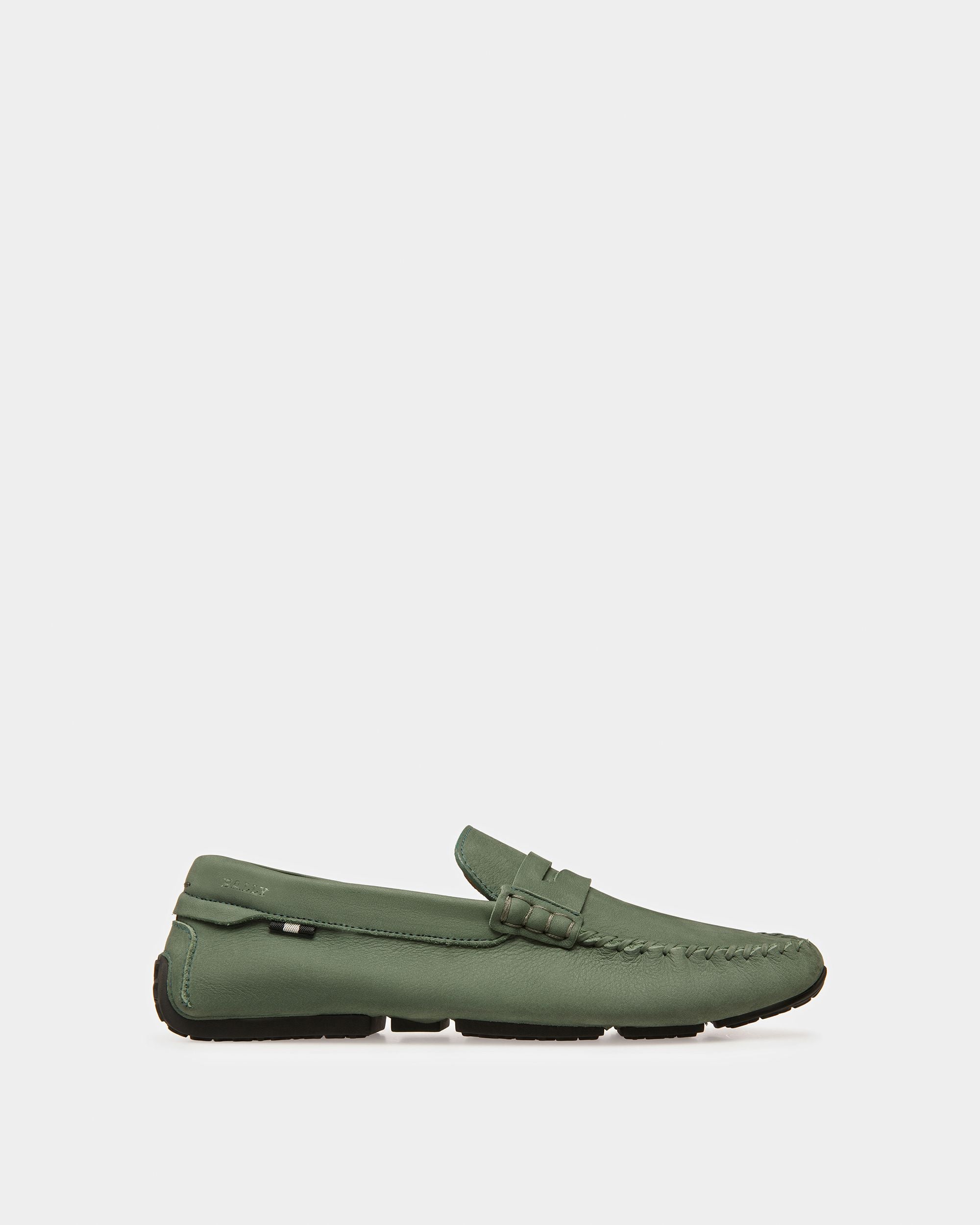 Pier Driver-Schuhe Aus Leder In Salbeigrün - Herren - Bally - 01