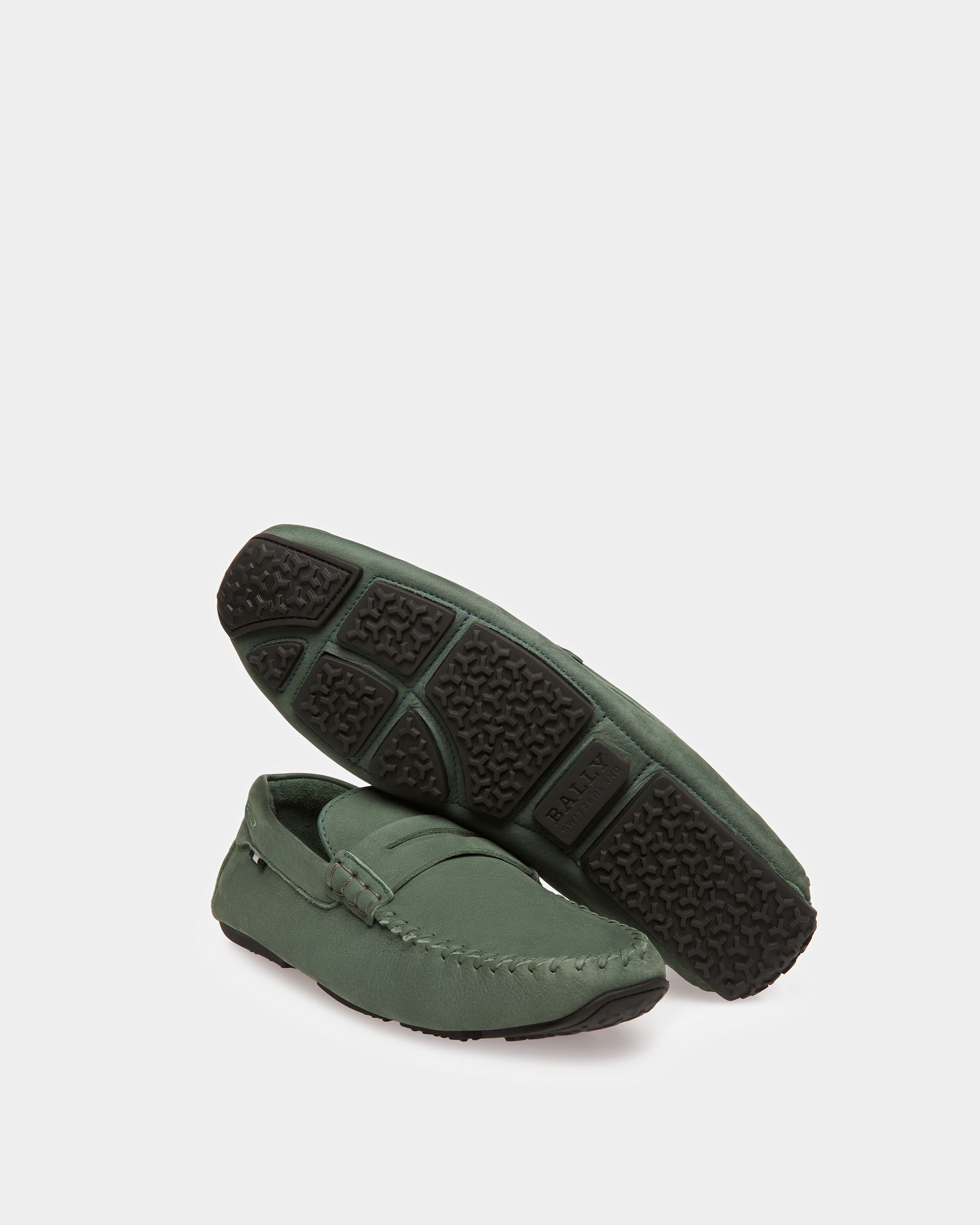 Pier Driver-Schuhe Aus Leder In Salbeigrün - Herren - Bally - 05