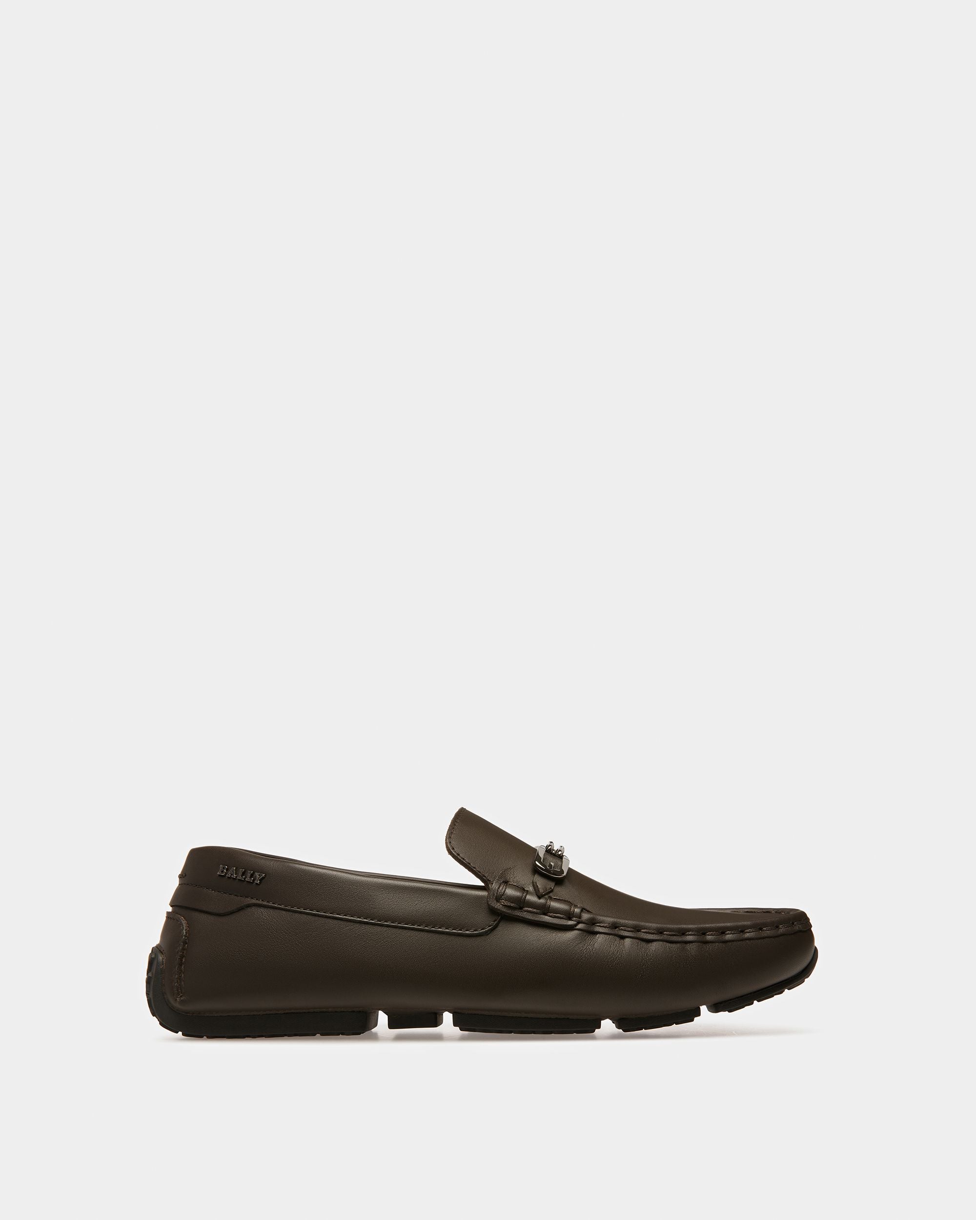 Pinter Chaussures De Conduite En Cuir Marron - Homme - Bally - 01