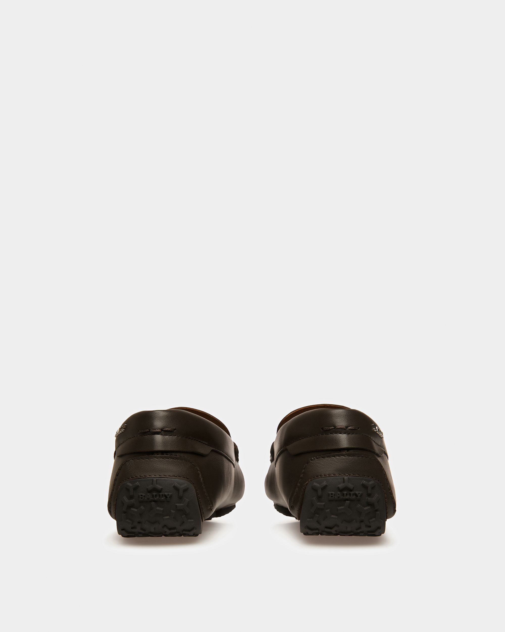 Pinter Chaussures De Conduite En Cuir Marron - Homme - Bally - 04
