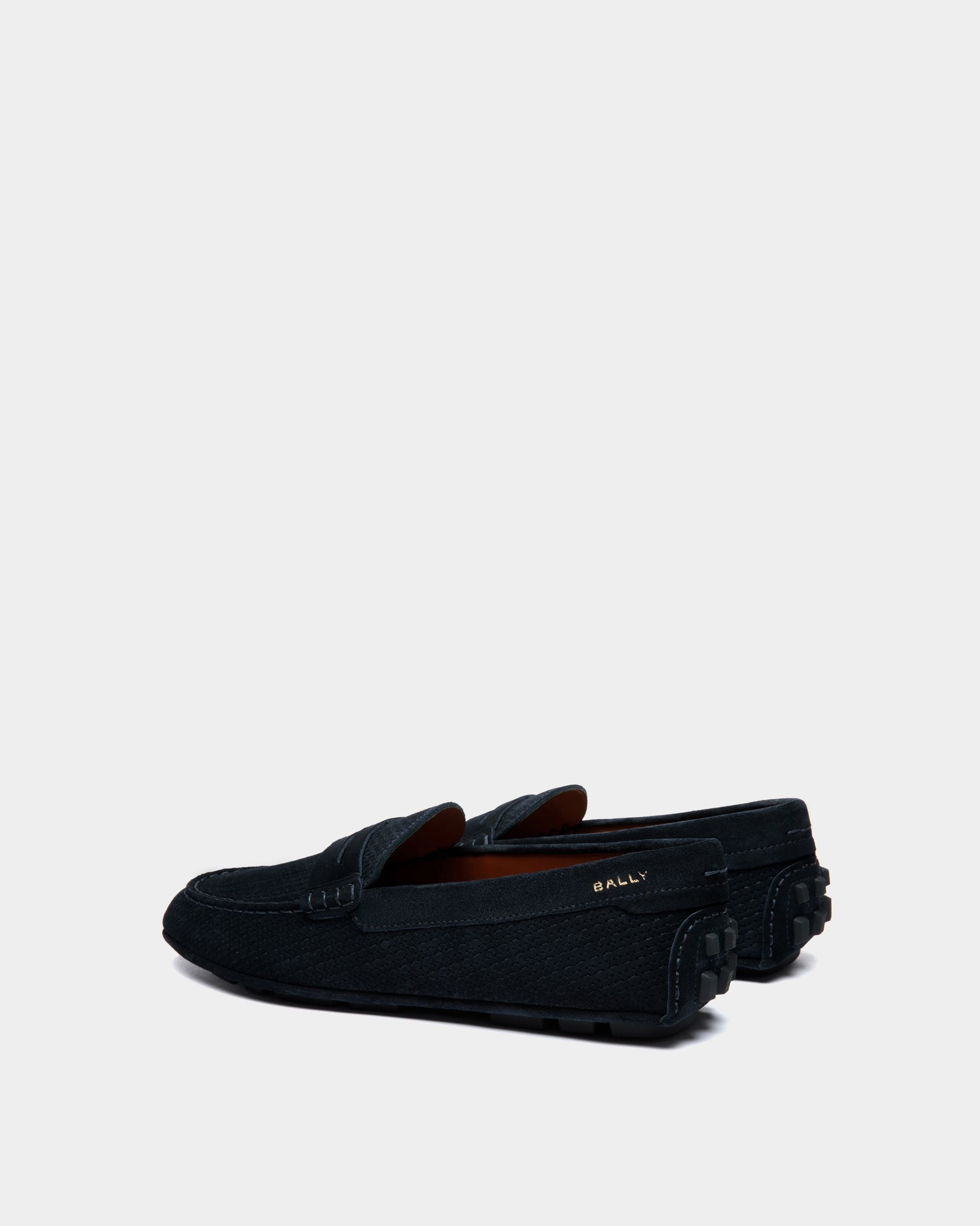 Kerbs Driver-Schuh Aus Geprägtem Veloursleder - Herren - Bally - 03